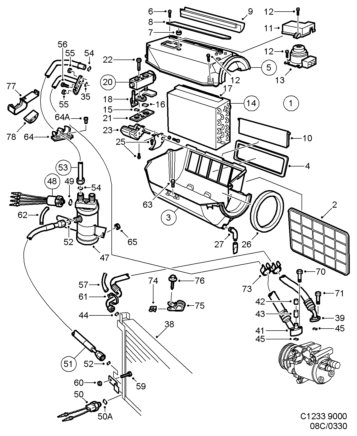 Volvo 4319158 - Genişləndirici klapan, kondisioner furqanavto.az