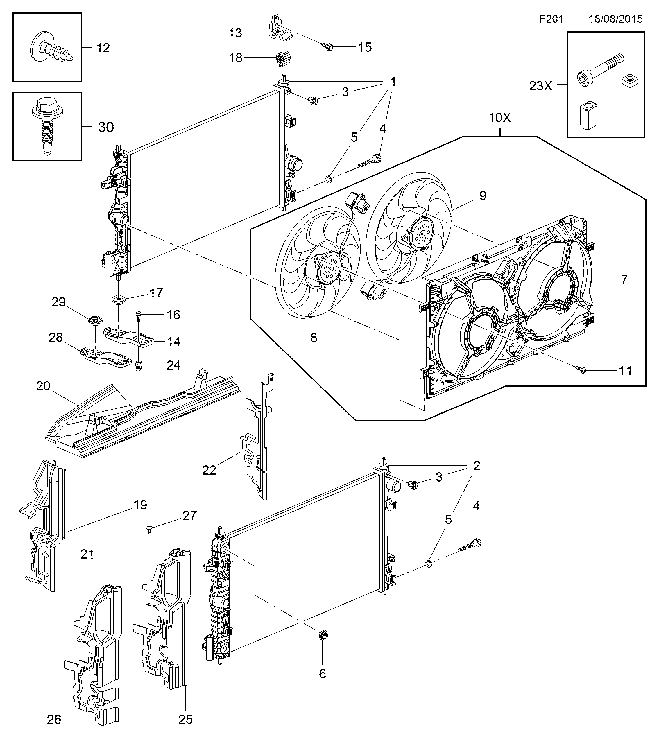 Volvo 1300291 - Radiator, mühərrikin soyudulması furqanavto.az