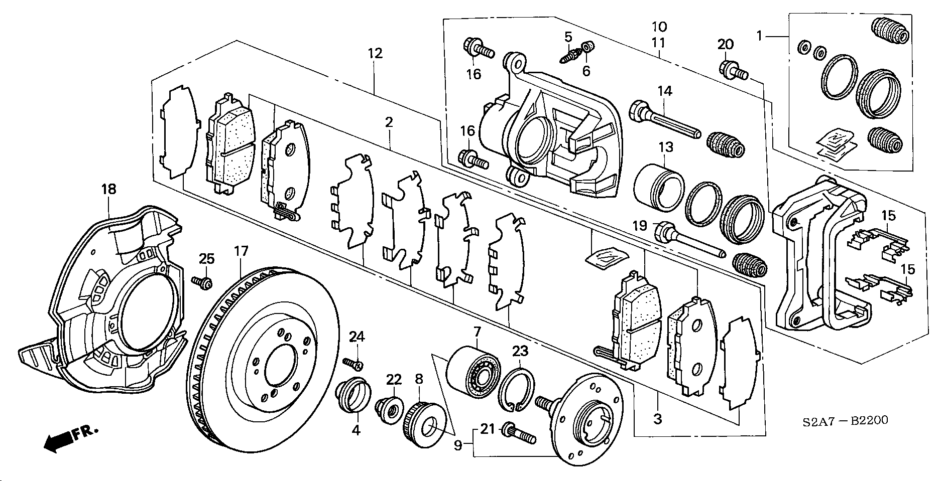 Honda 45216SR3V01 - Piston, əyləc kaliperi furqanavto.az