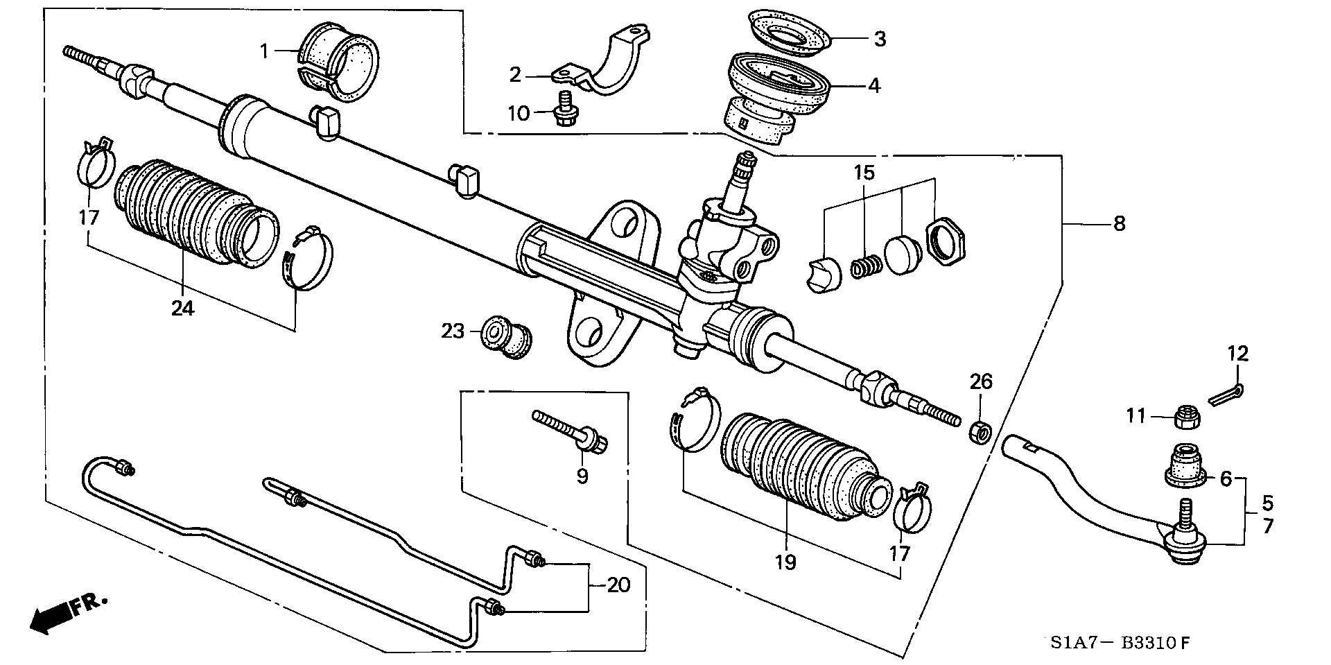 Rover 53540-S1A-E01 - Bağlama çubuğunun sonu furqanavto.az