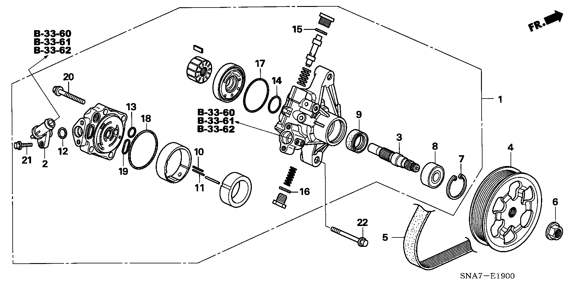 Honda 91345-PAA-A01 - Conta, suqəbuledici manifold furqanavto.az