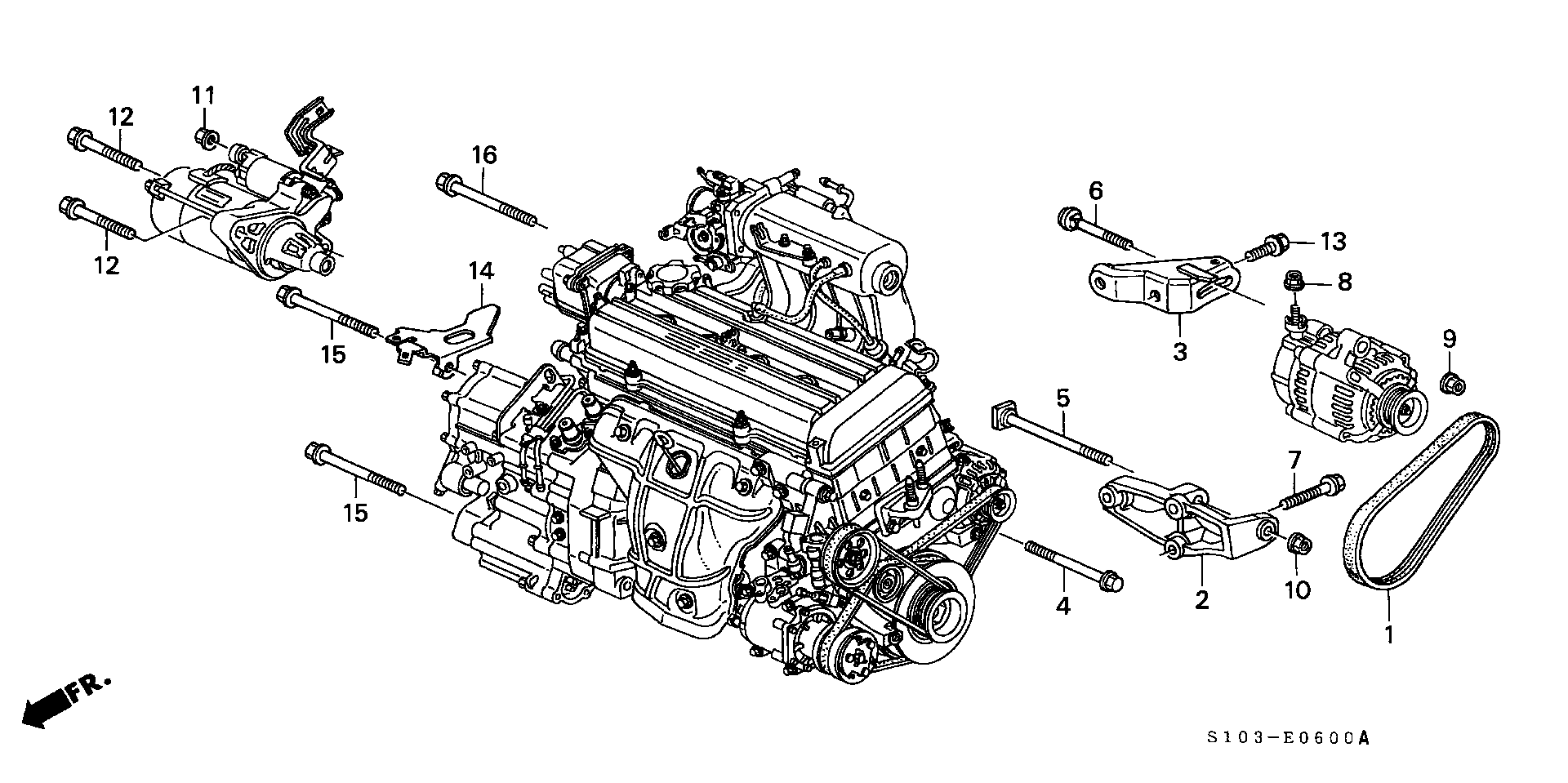 Honda 31110-P3F-004 - V-yivli kəmər furqanavto.az