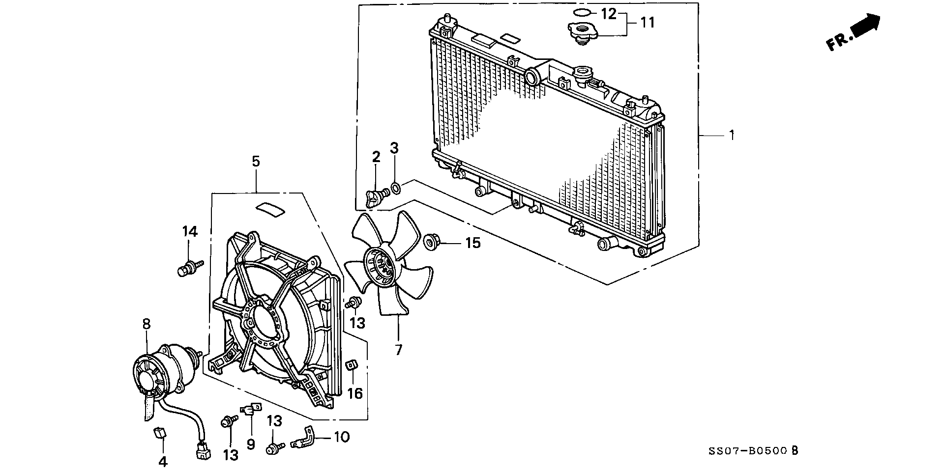Honda 19045PT0003 - Mühürləmə qapağı, radiator furqanavto.az
