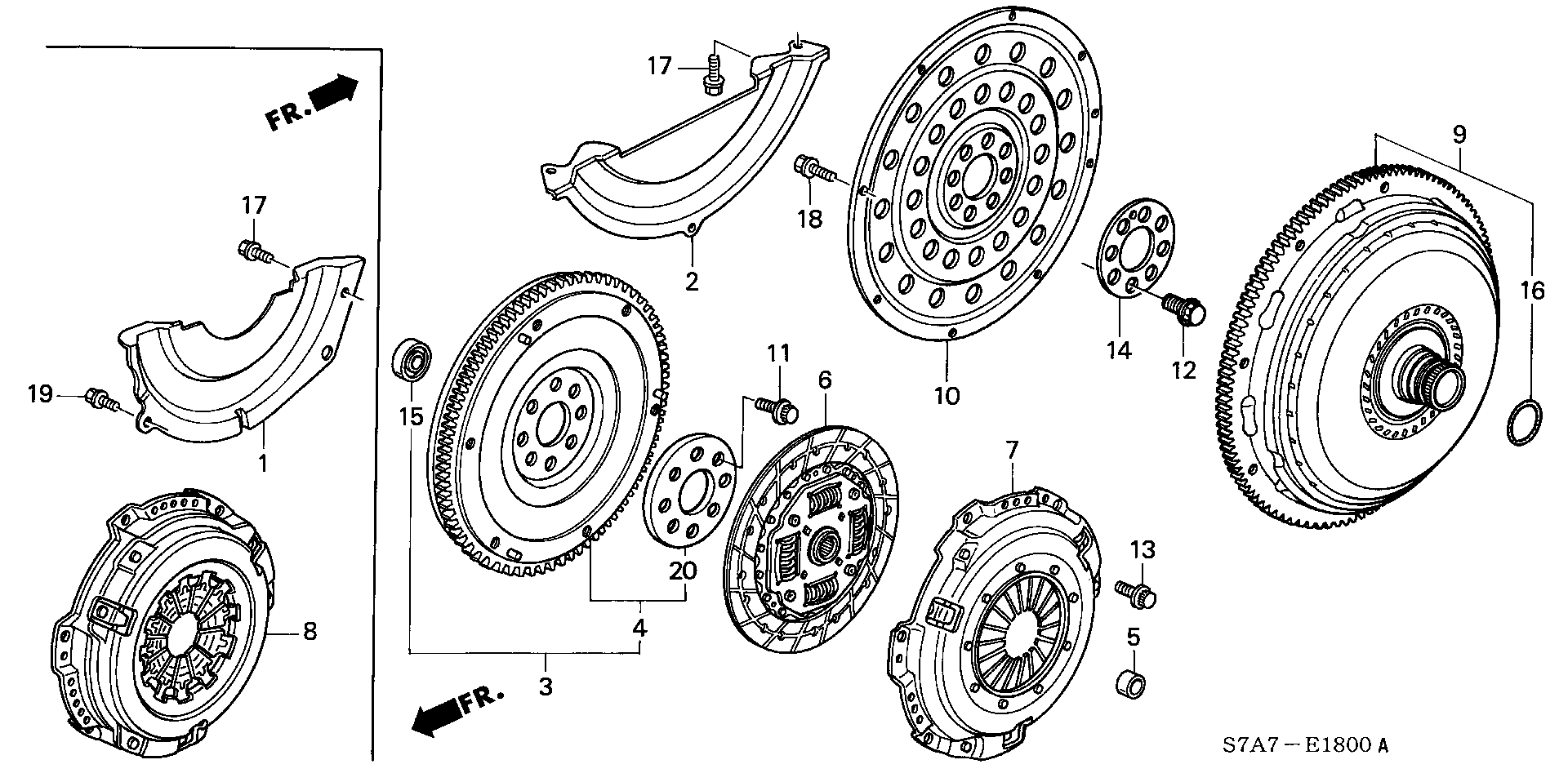 Honda 22200-PLR-023 - Debriyaj diski furqanavto.az