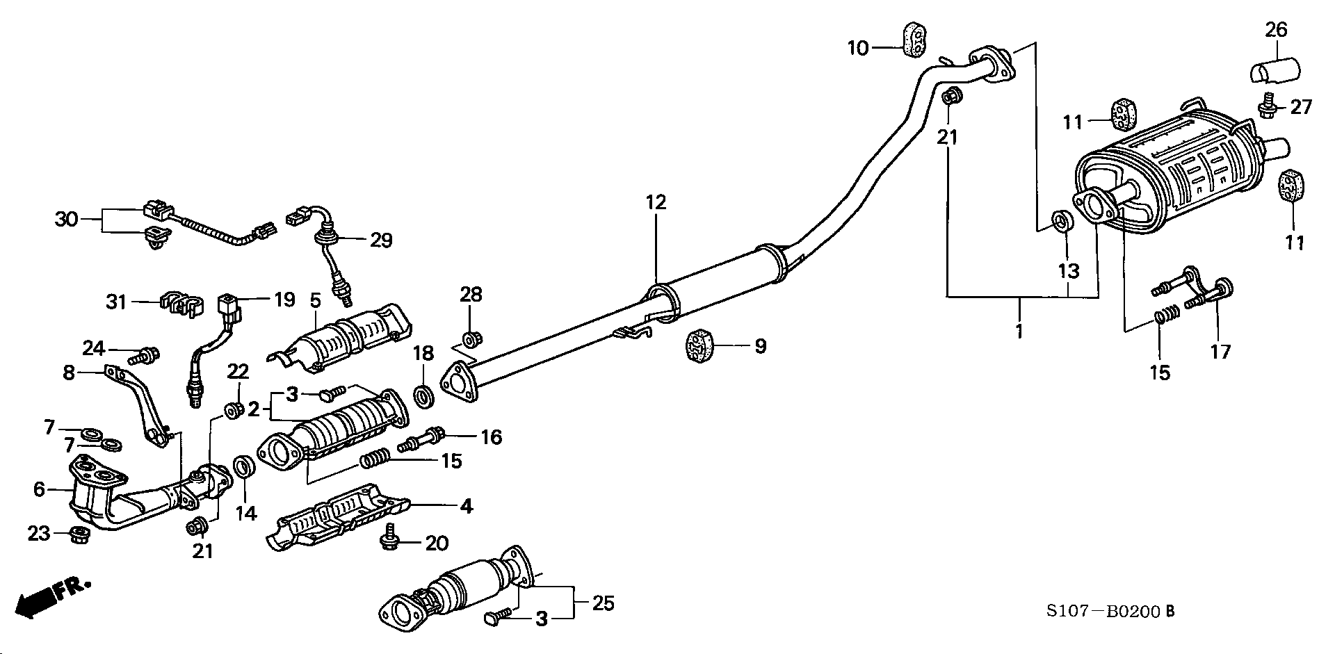 Honda 36531-P3F-G01 - Lambda Sensoru furqanavto.az