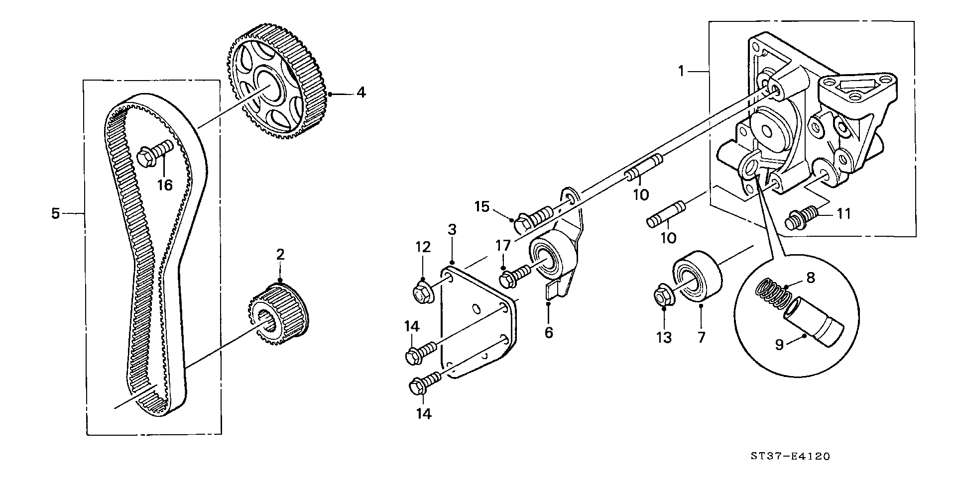 Rover 14400P5TG00 - Vaxt kəməri furqanavto.az