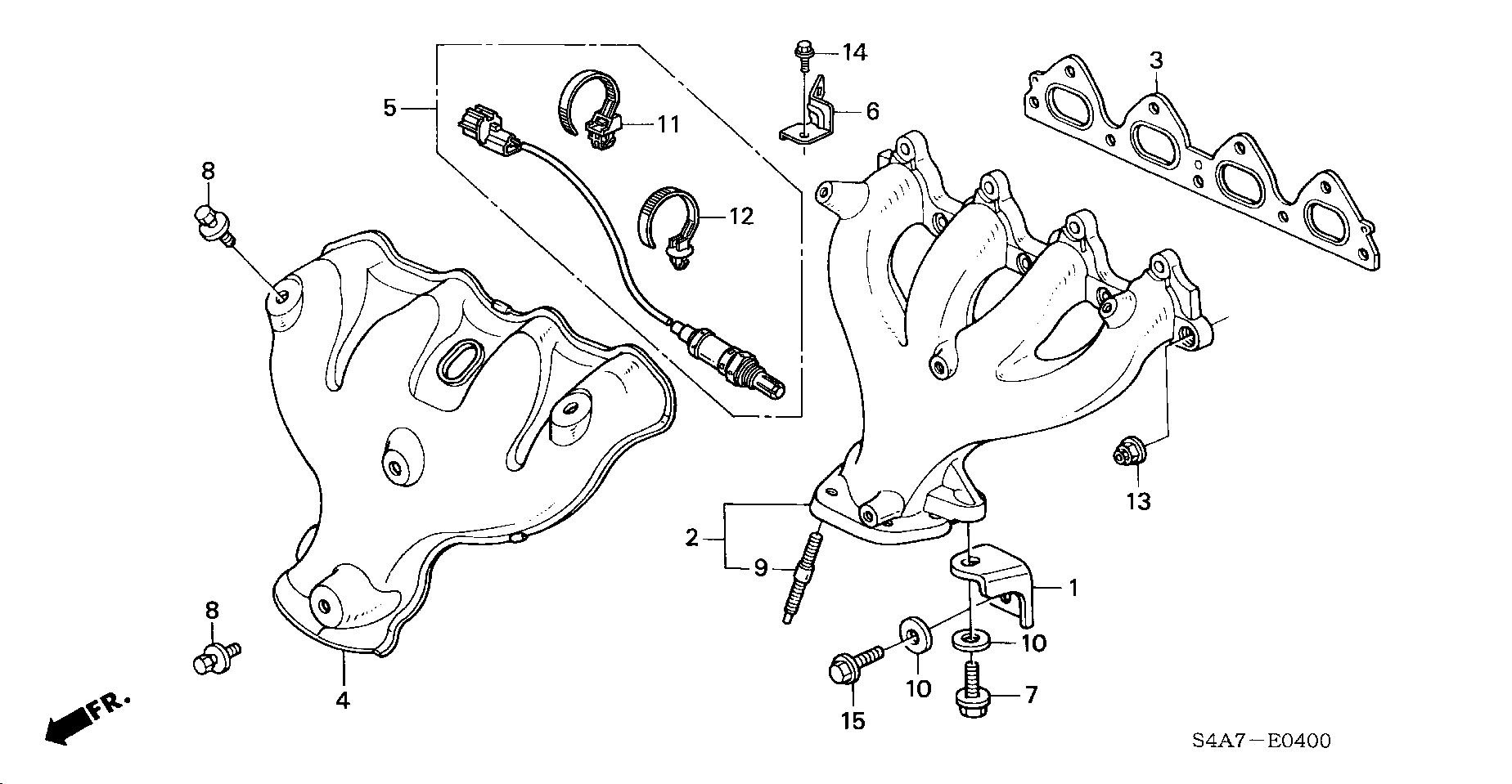 Honda 36531PDFE01 - Lambda Sensoru furqanavto.az