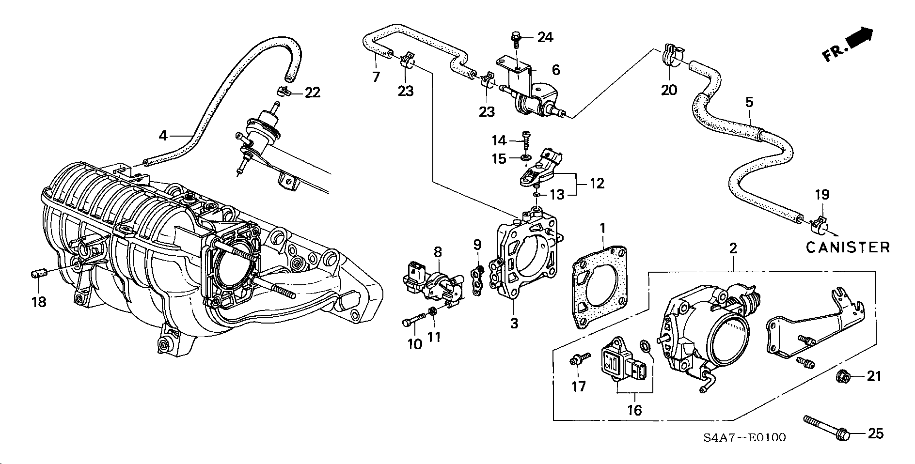Honda 37890-PDF-E01 - Sensor, tənzimləyici mövqeyi furqanavto.az