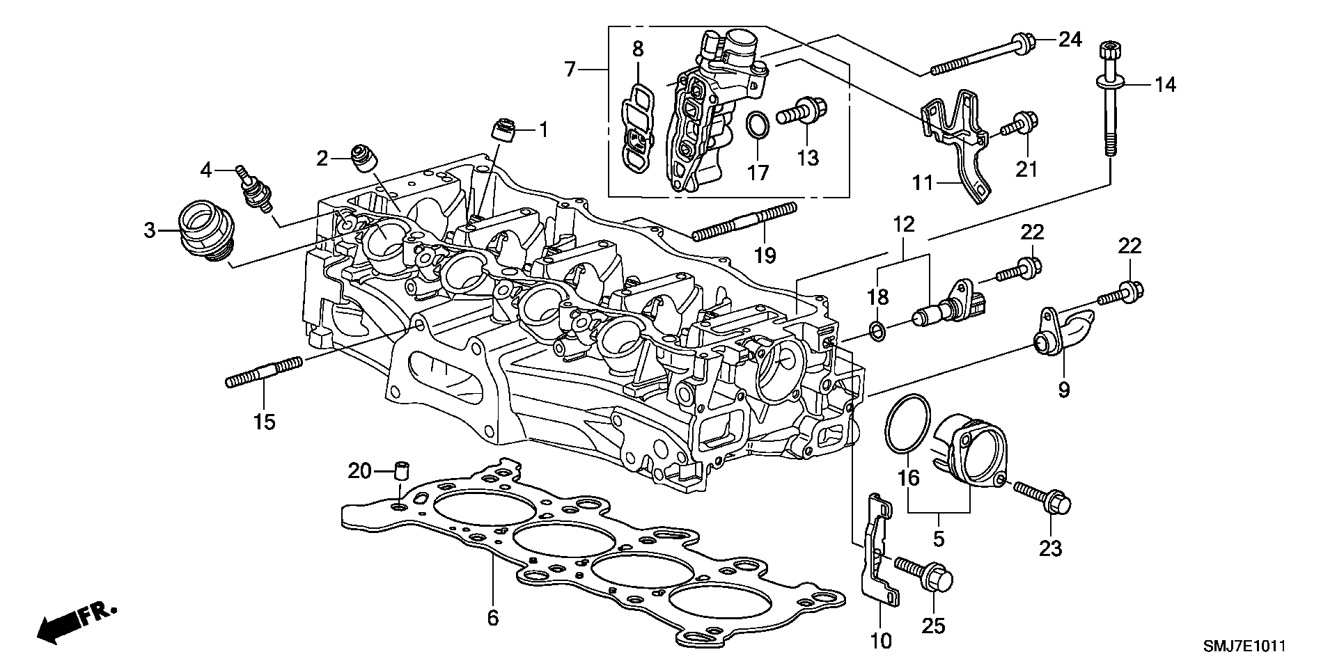 Honda 12211-PZ1-004 - Mühür halqası, klapan sapı furqanavto.az