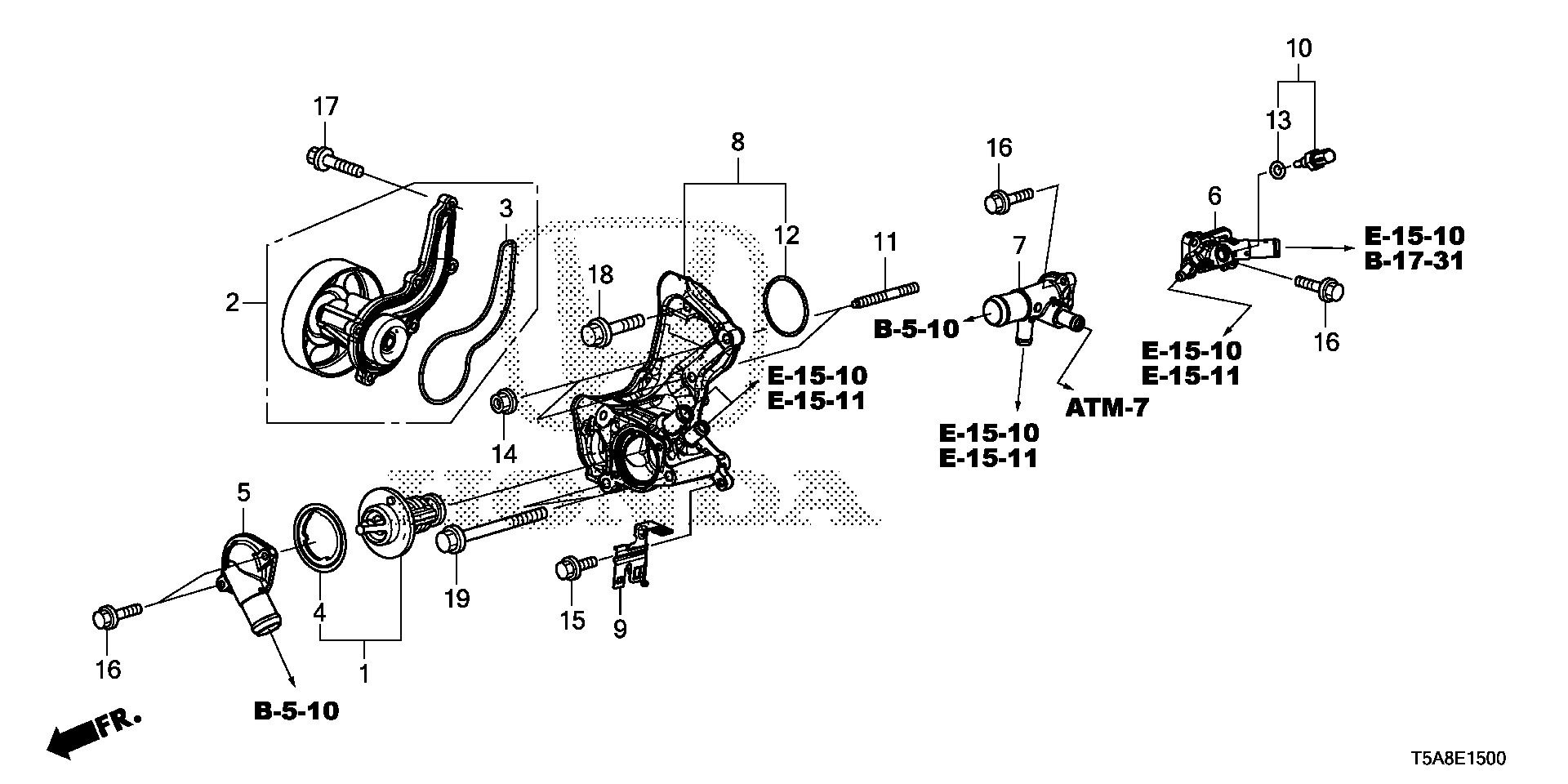 Honda 061935R0000 - Termostat, soyuducu furqanavto.az