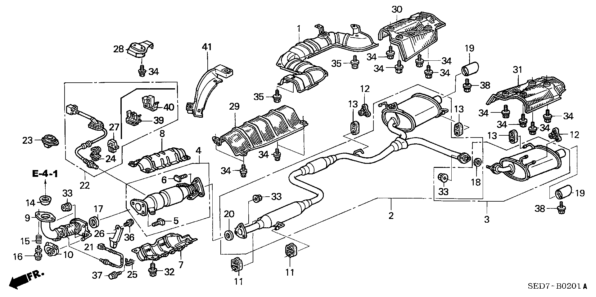 Honda 18215-SZ5-003 - Dəstək kol, stabilizator furqanavto.az