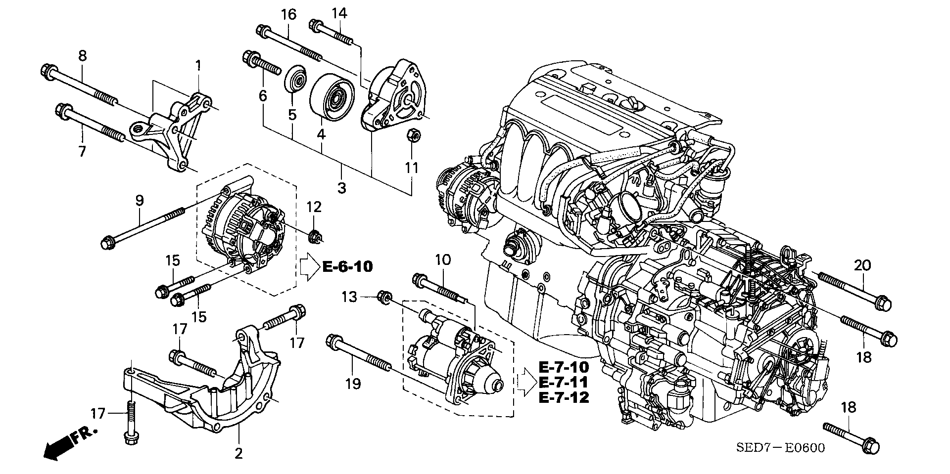 ACURA 31170-RAA-A01 - Kəmər Dartıcı, v-yivli kəmər furqanavto.az