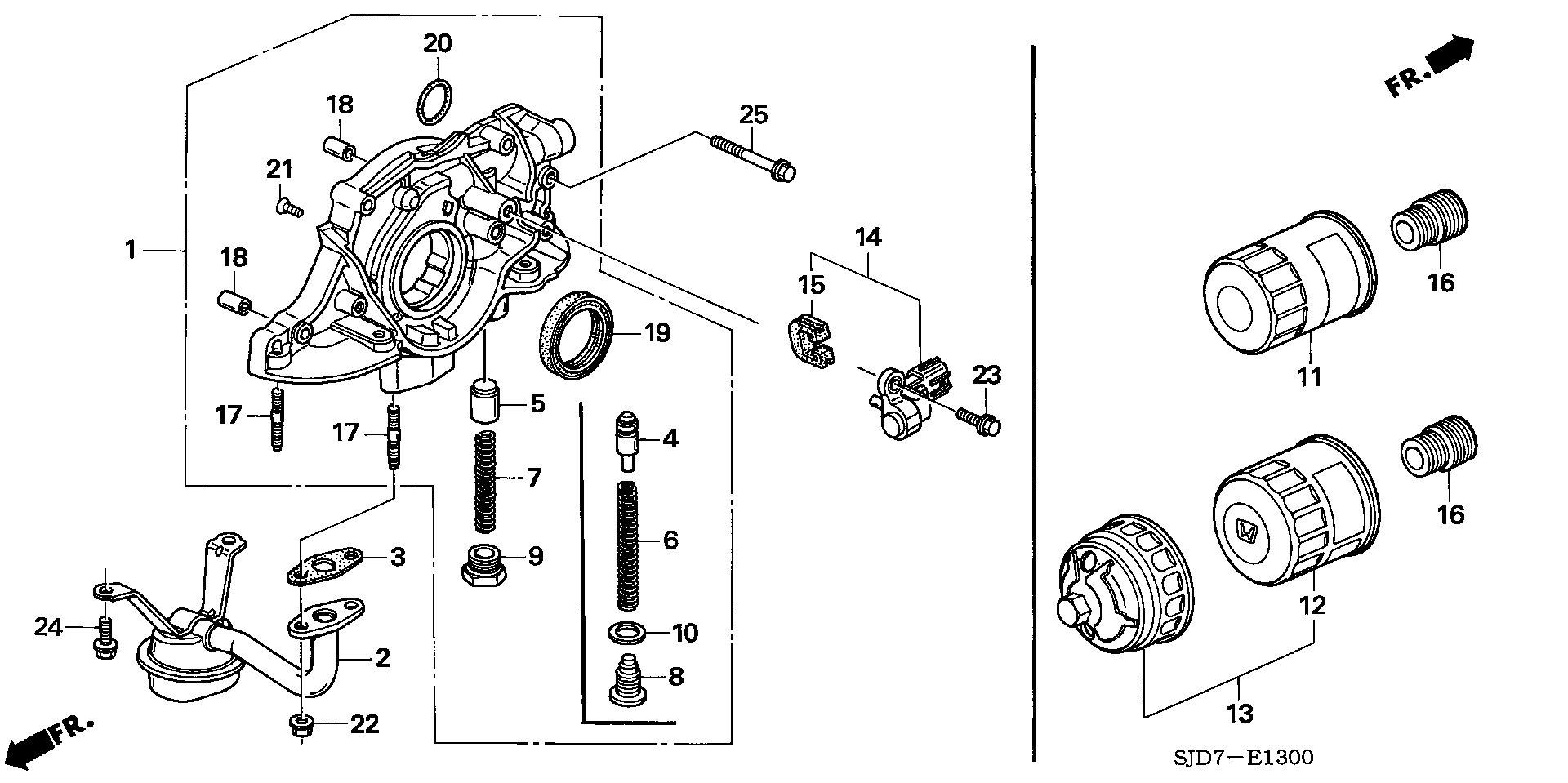 Honda 91308-P2J-005 - Conta, suqəbuledici manifold furqanavto.az