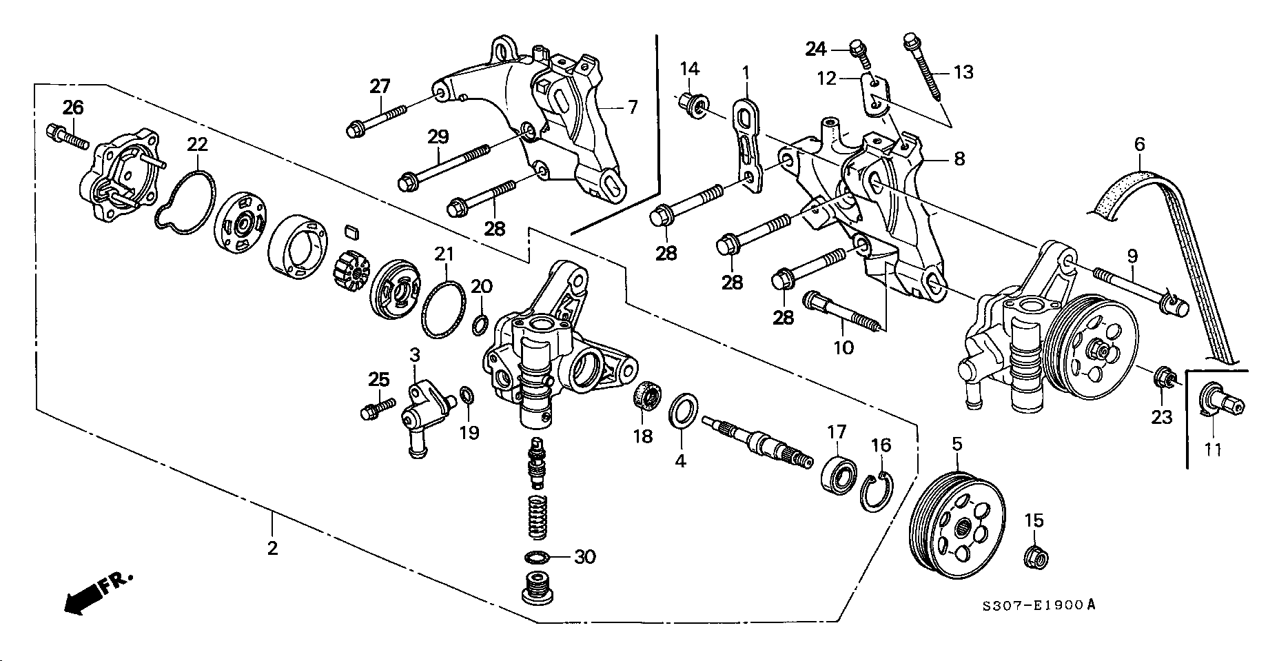 Honda 91345-PY3-000 - Conta, suqəbuledici manifold furqanavto.az