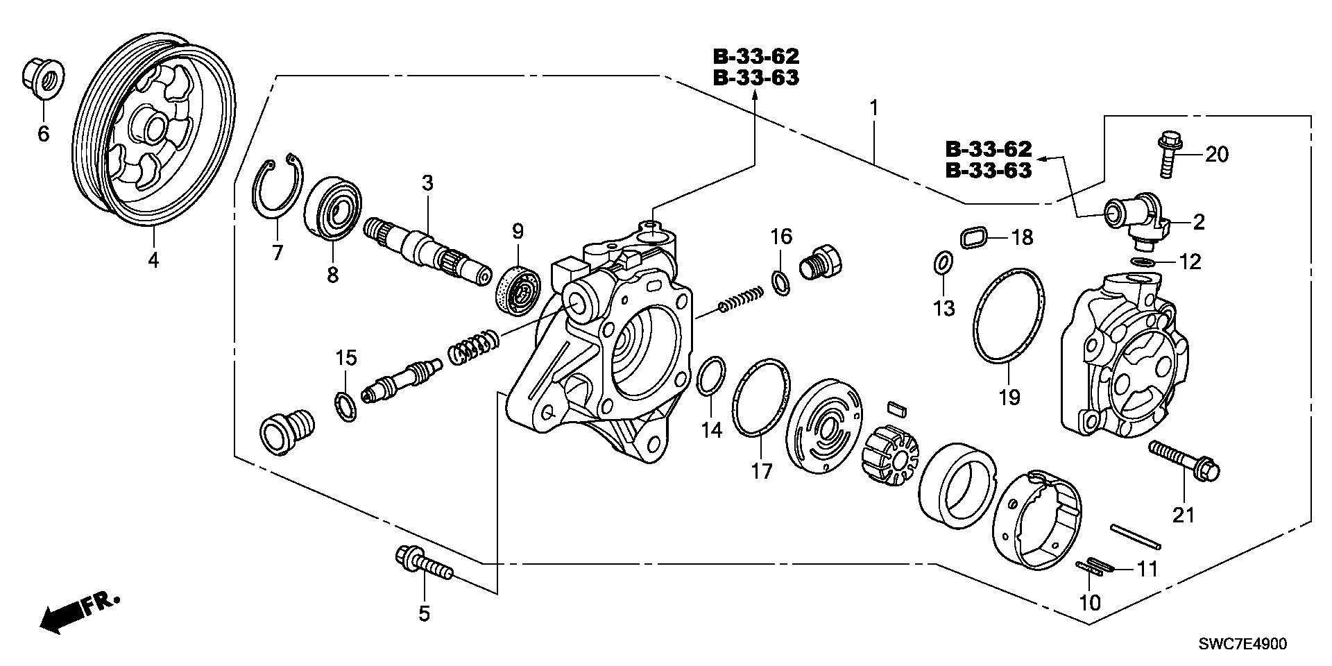 Honda 91347PAAA01 - Conta, suqəbuledici manifold furqanavto.az