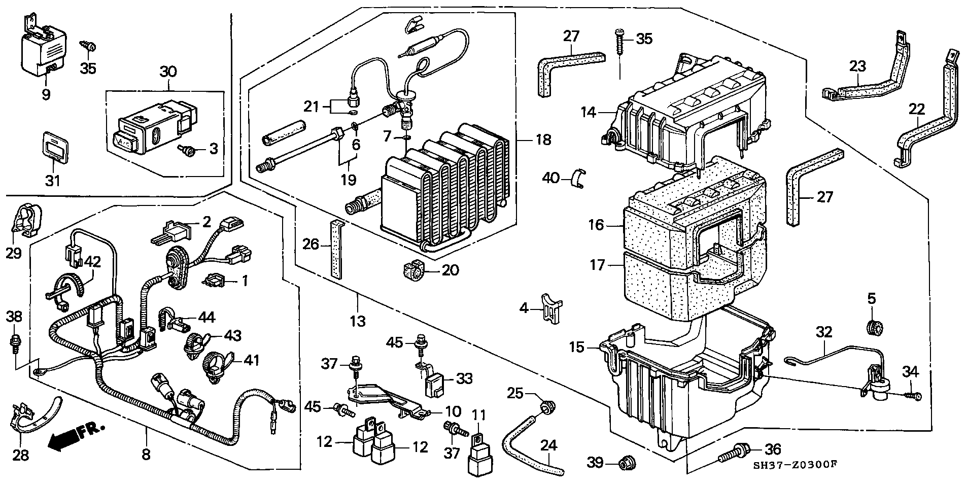 Honda 80220-SH3-A01 - Genişləndirici klapan, kondisioner furqanavto.az