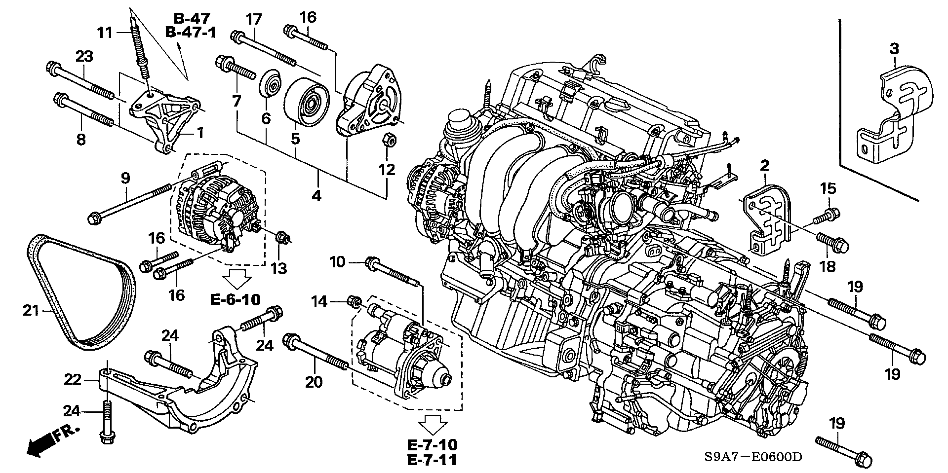 HONDA (DONGFENG) 31170-PNA-013 - Yönləndirmə / Bələdçi Kasnağı, v-yivli kəmər furqanavto.az