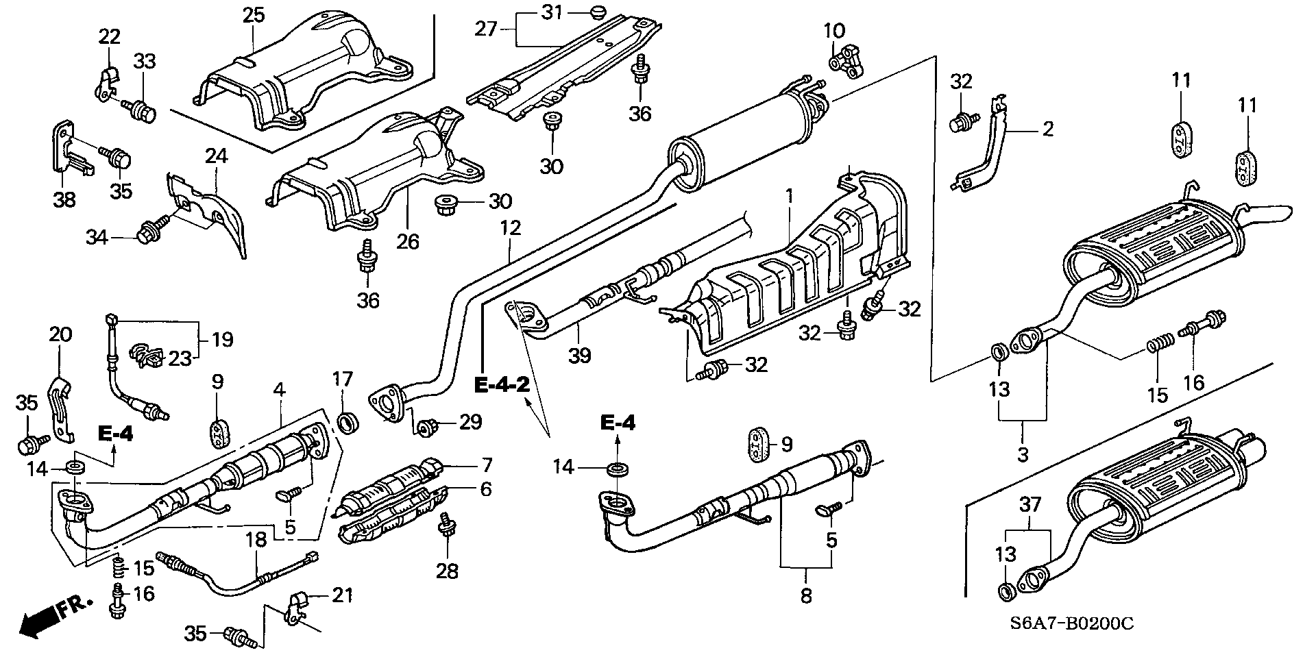 Honda 18393-SH3-S00 - Mühür halqası, egzoz borusu furqanavto.az