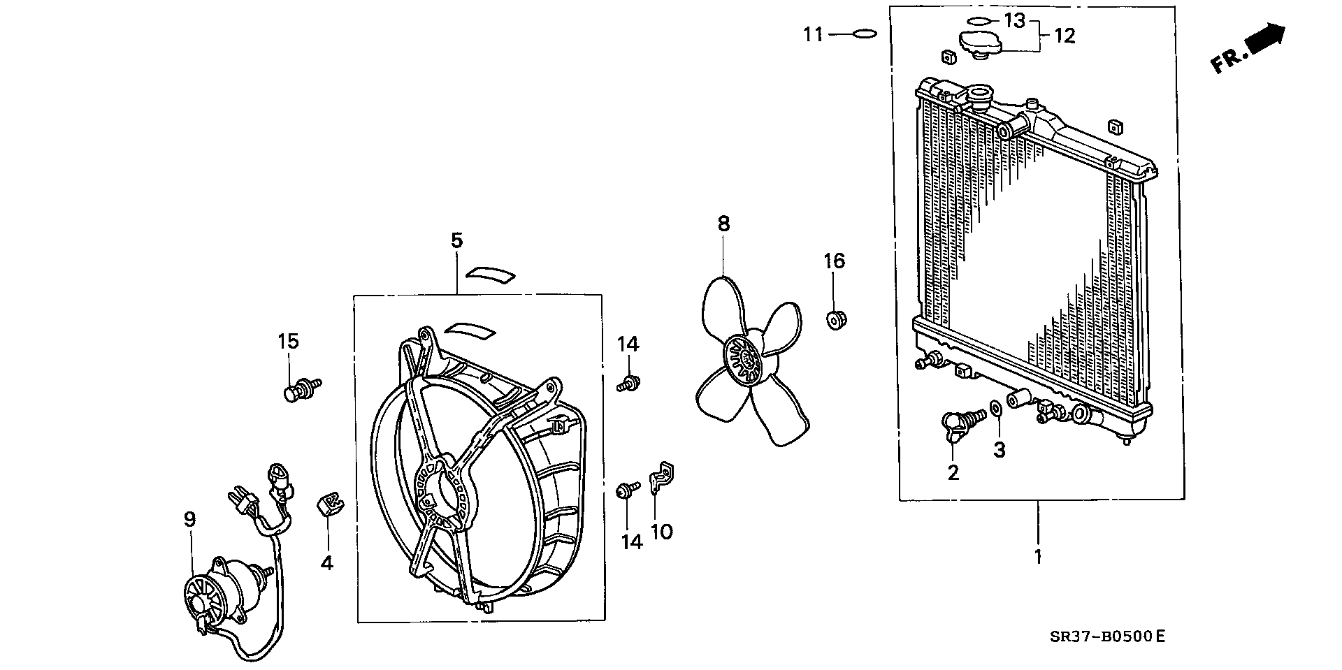 Rover 19010P01013 - Radiator, mühərrikin soyudulması furqanavto.az