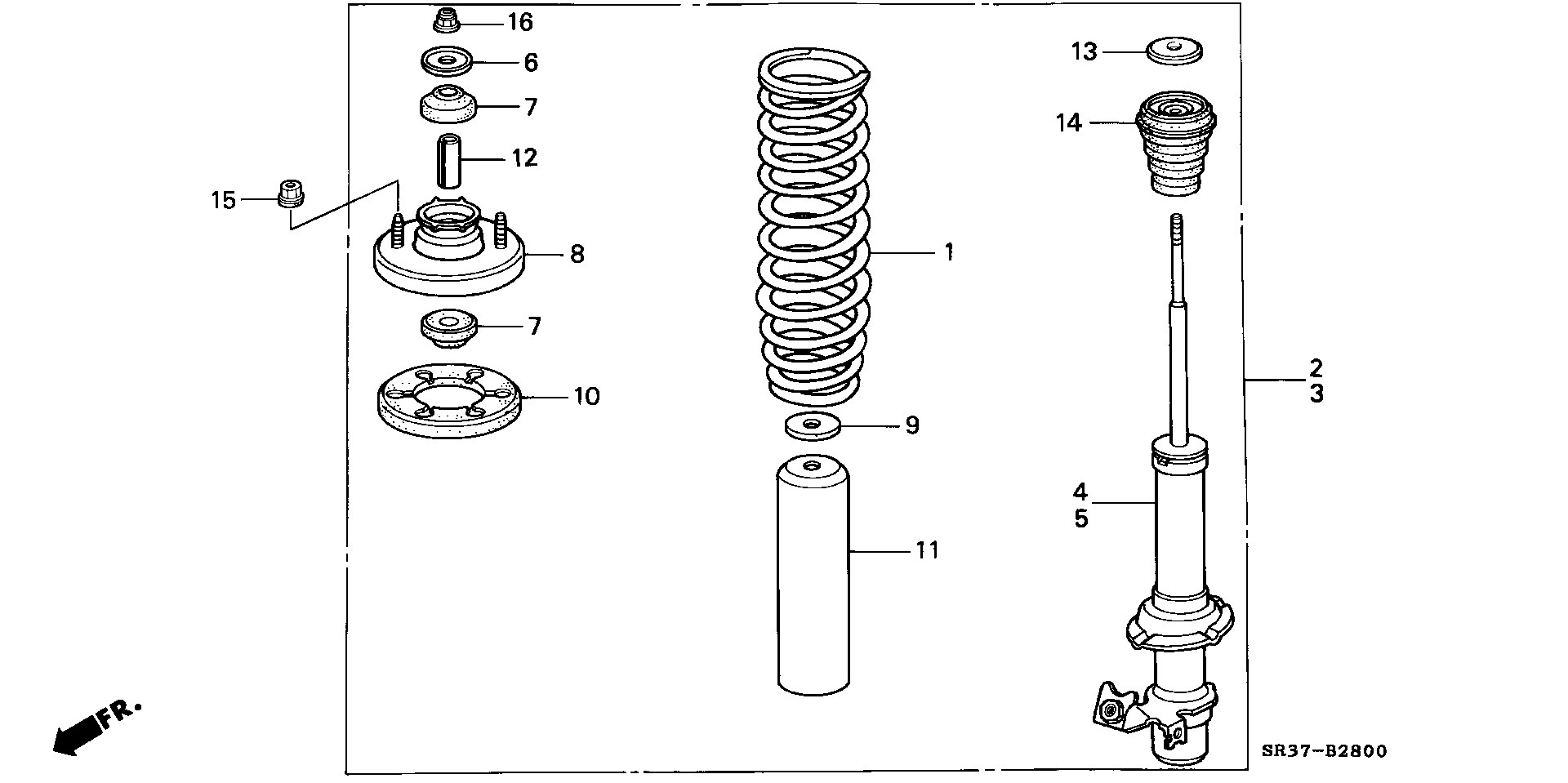 Honda 51401-SR3-J01 - Qapaq yay furqanavto.az