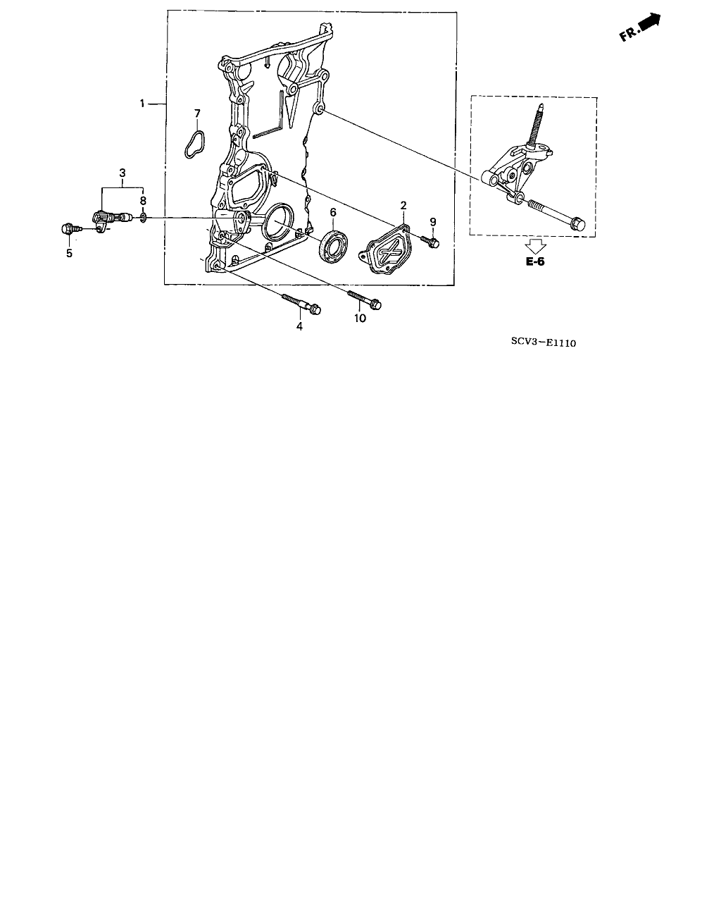 Honda 91333-PNC-006 - Conta, suqəbuledici manifold furqanavto.az