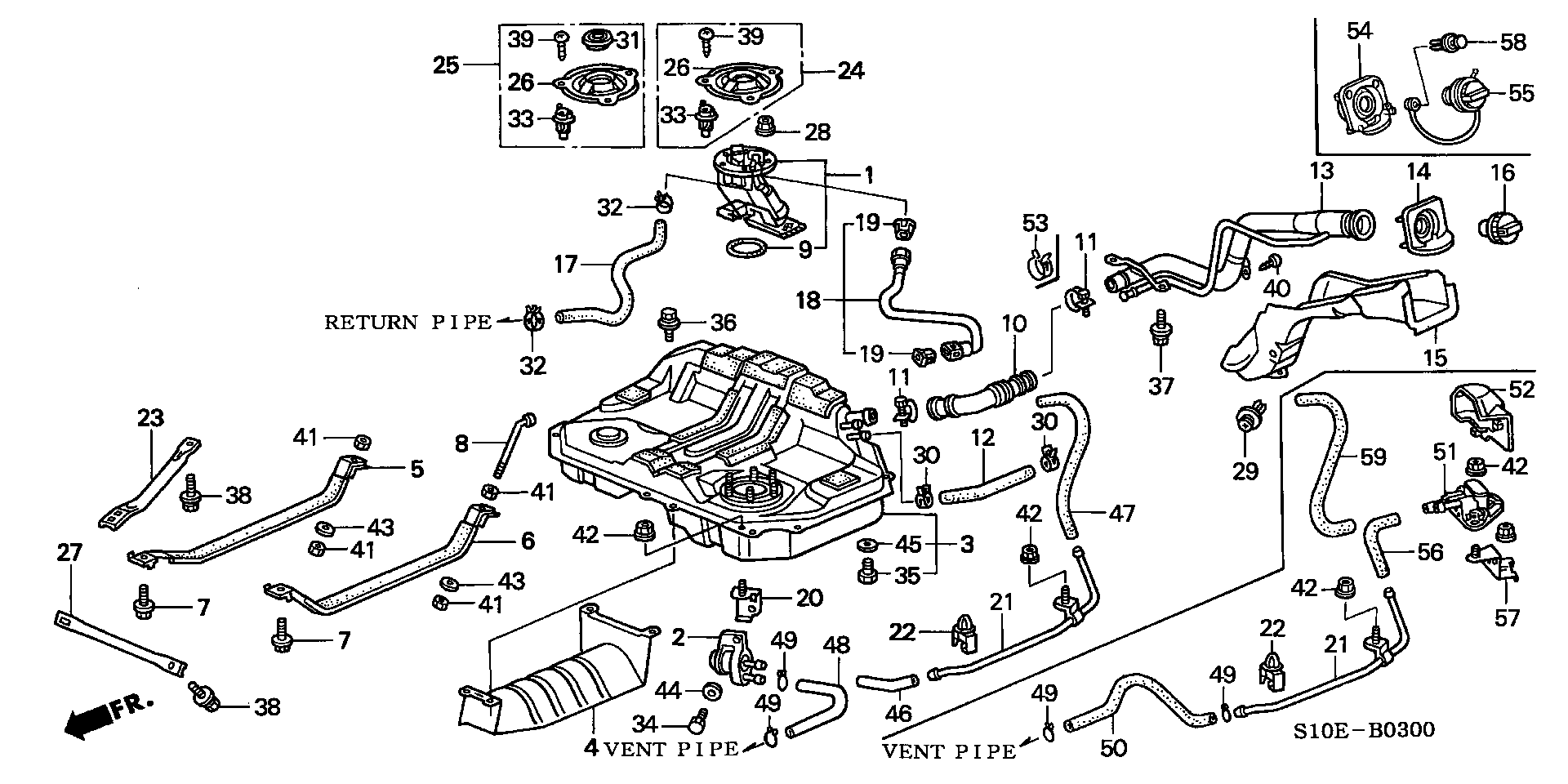 Honda 17040-S10-G01 - Yanacaq nasosu furqanavto.az