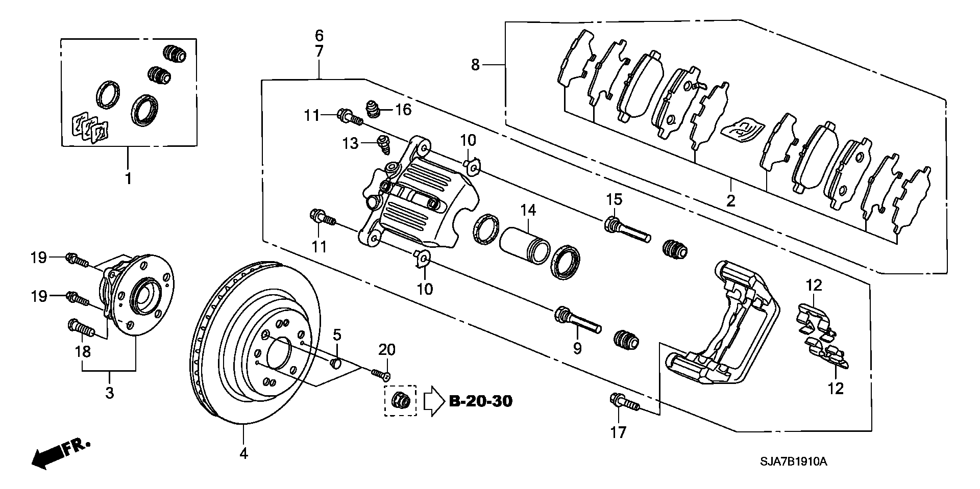 Honda 42510SJA000 - Əyləc Diski furqanavto.az