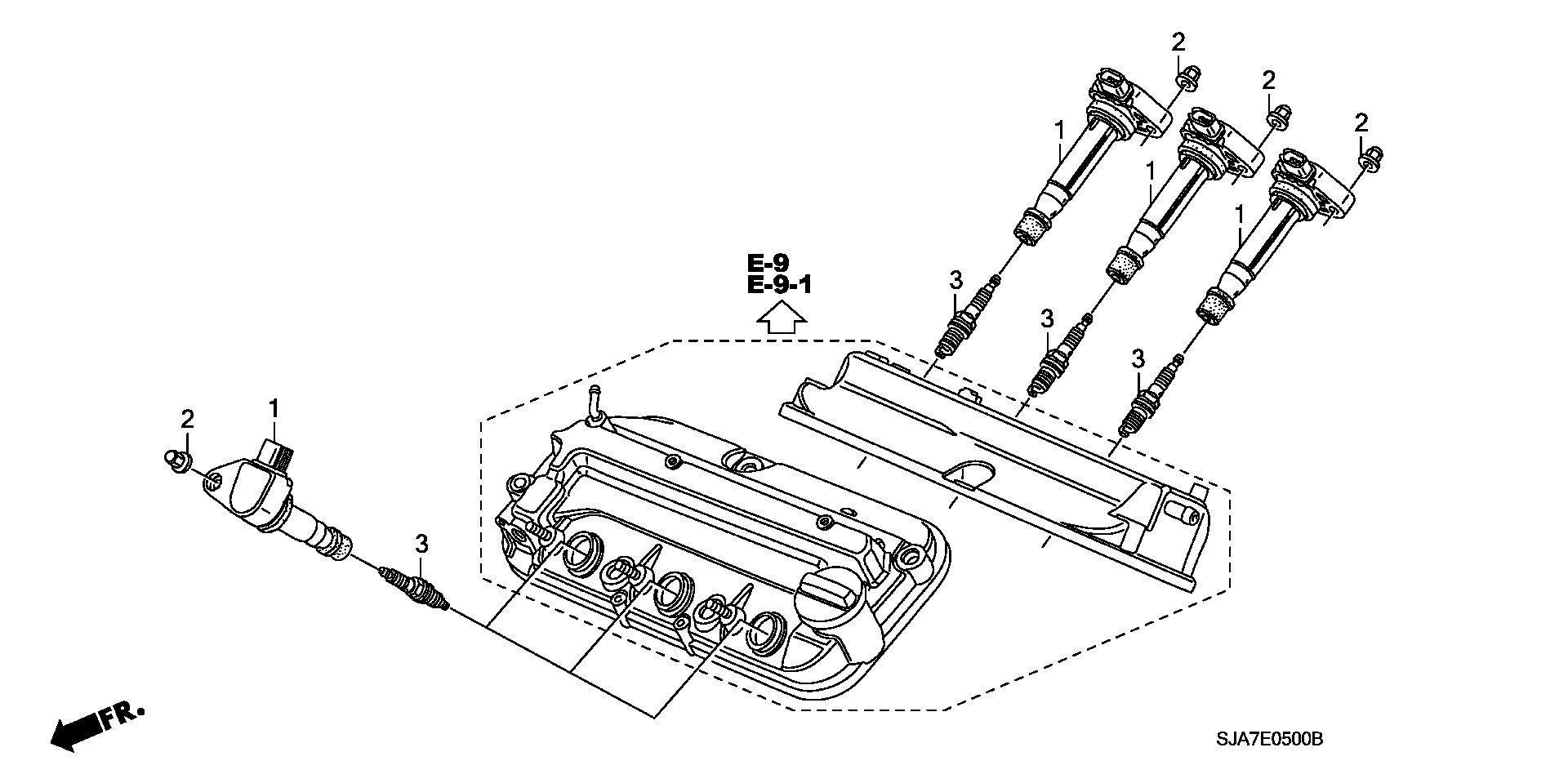 Honda 30520-RCA-A02 - Alovlanma bobini furqanavto.az