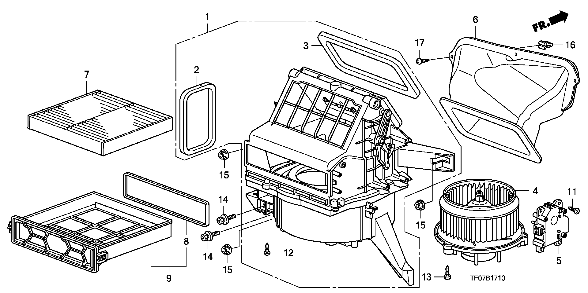 Honda 80292-TF0-G01 - Filtr, daxili hava furqanavto.az