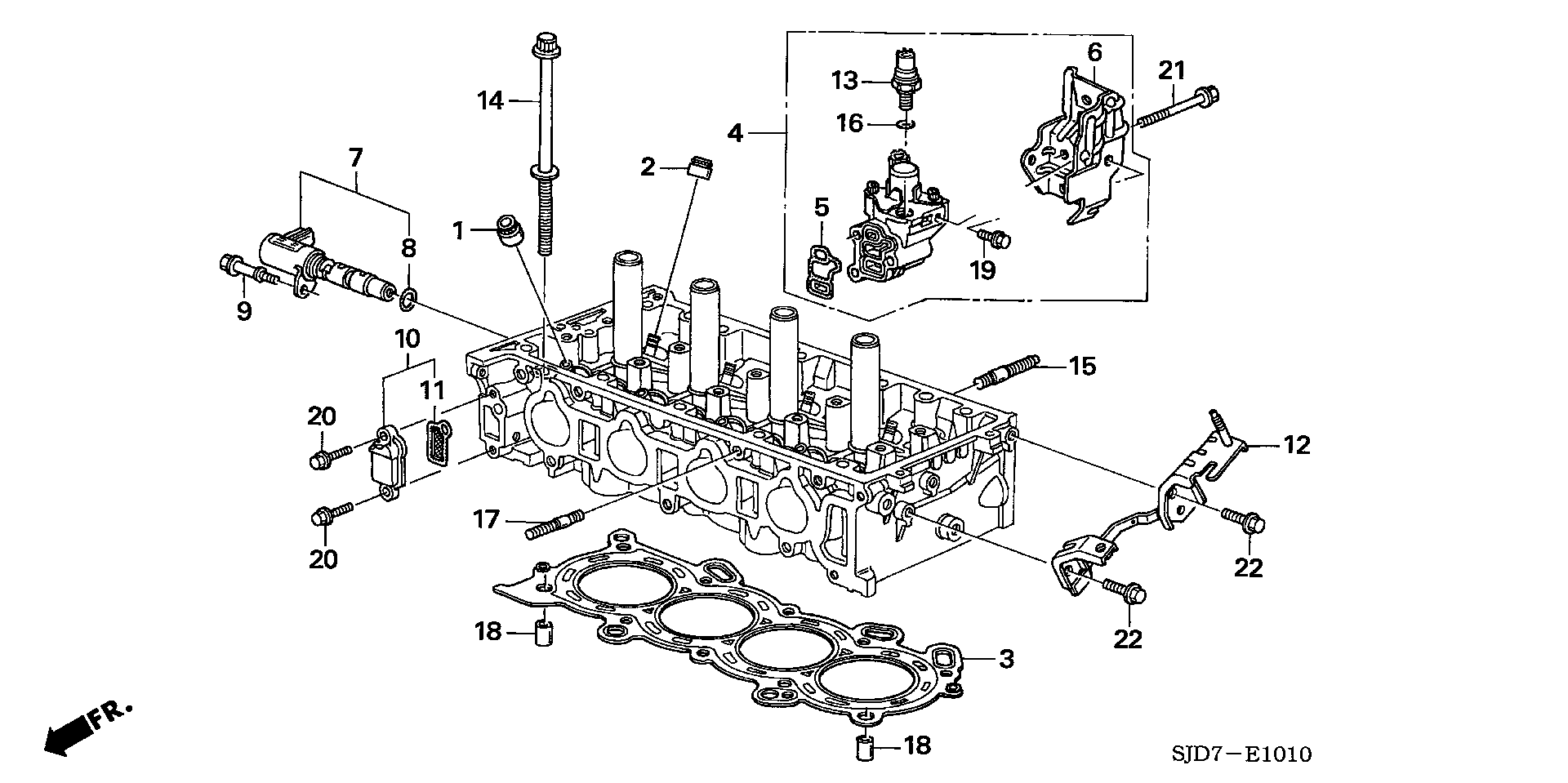 Honda 15832-PNA-003 - Conta, suqəbuledici manifold furqanavto.az