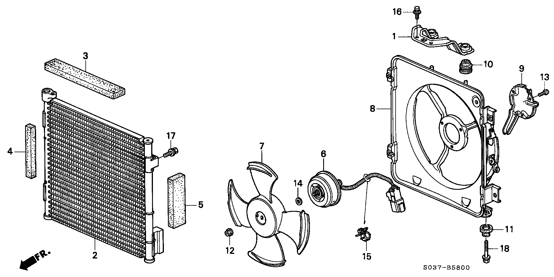 ACURA 80110S04003 - Kondenser, kondisioner furqanavto.az