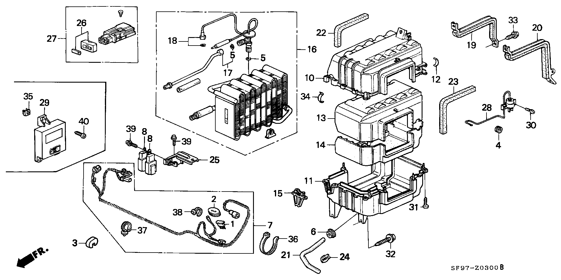 Honda 80220-SF1-A01 - Genişləndirici klapan, kondisioner furqanavto.az