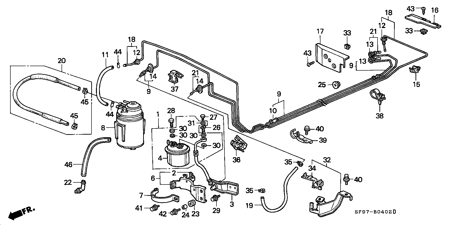 Honda 16010-SF1-A30 - Yanacaq filtri furqanavto.az