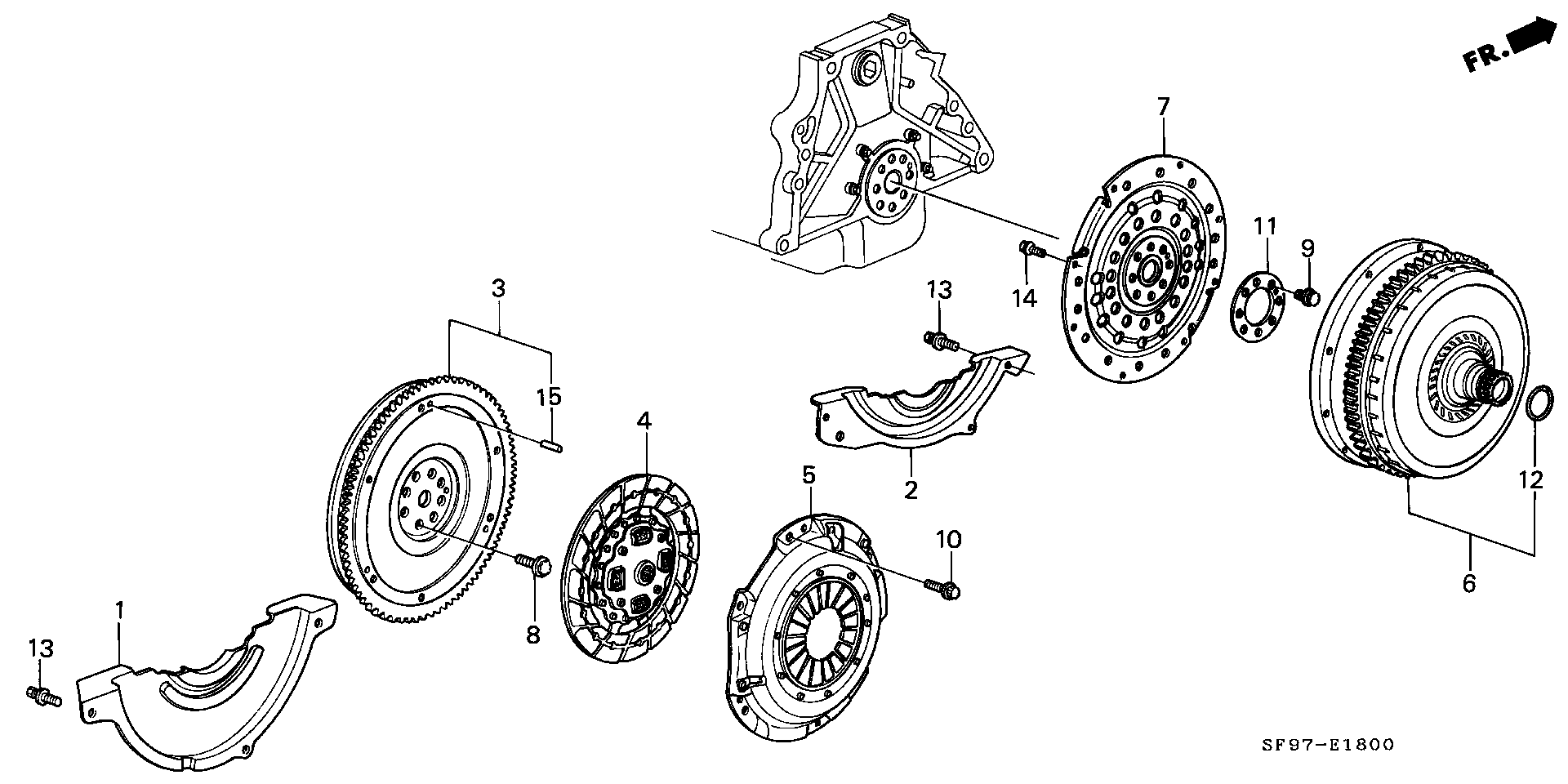 Honda 22200-PK1-M00 - Debriyaj diski furqanavto.az