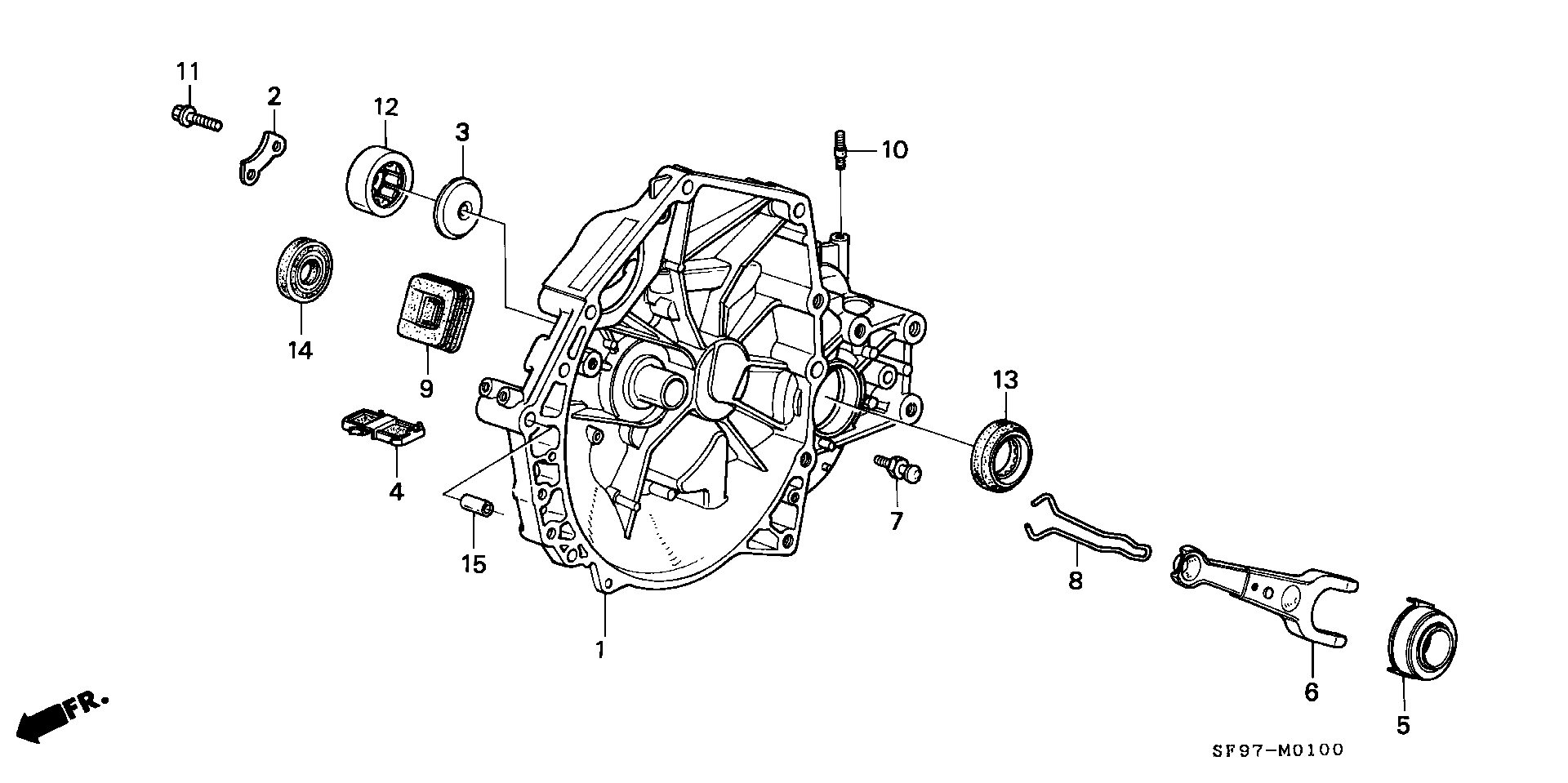 Honda 22810-PX5-J01 - Debriyajın buraxılması üçün rulman furqanavto.az