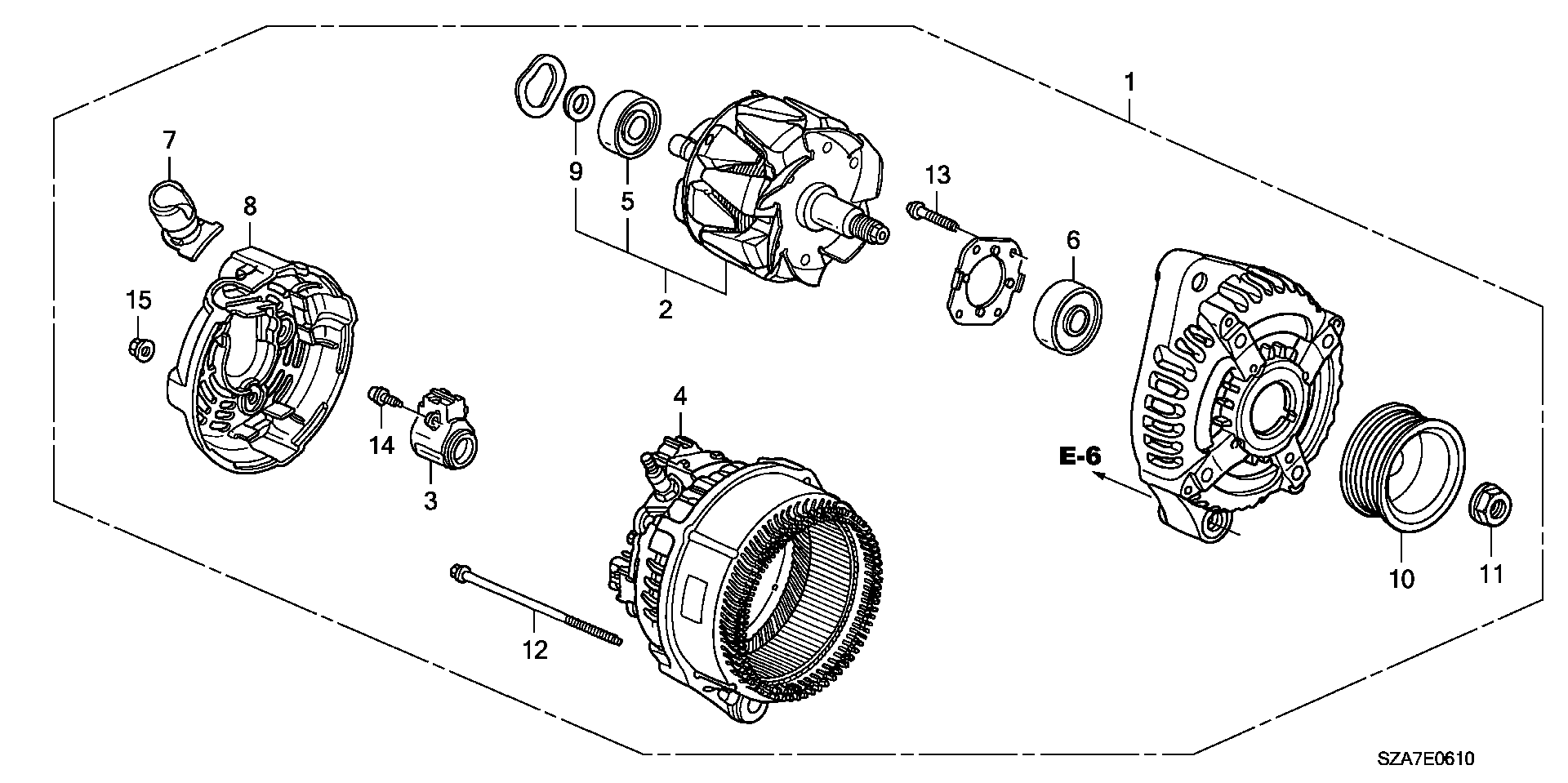 Honda 31100-RGW-A01 - Alternator furqanavto.az