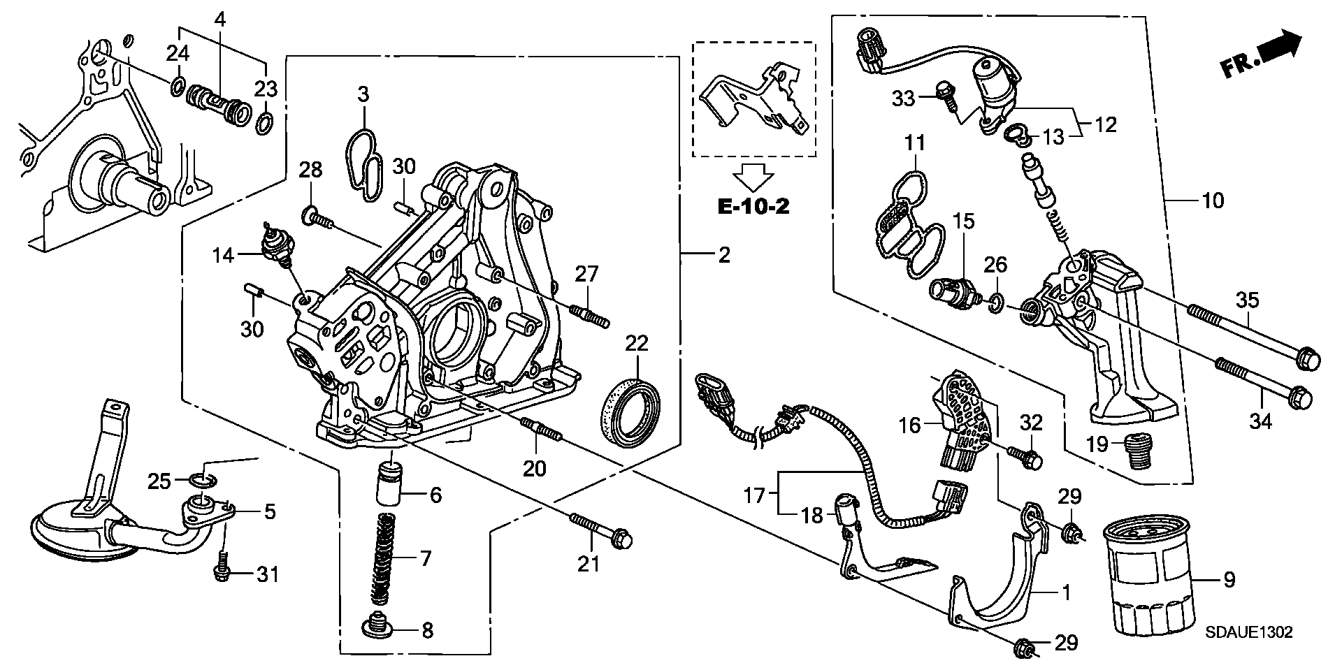 Honda 91308-P8A-A01 - Conta, suqəbuledici manifold furqanavto.az