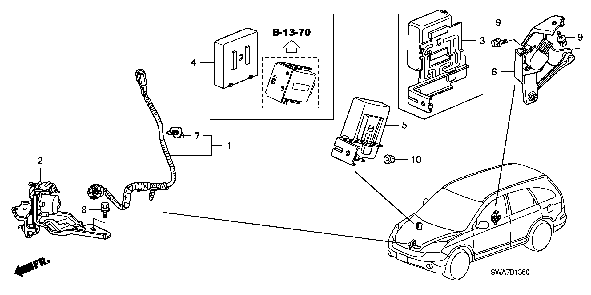 Honda 33146SWA003 - Qalstuk kolu furqanavto.az