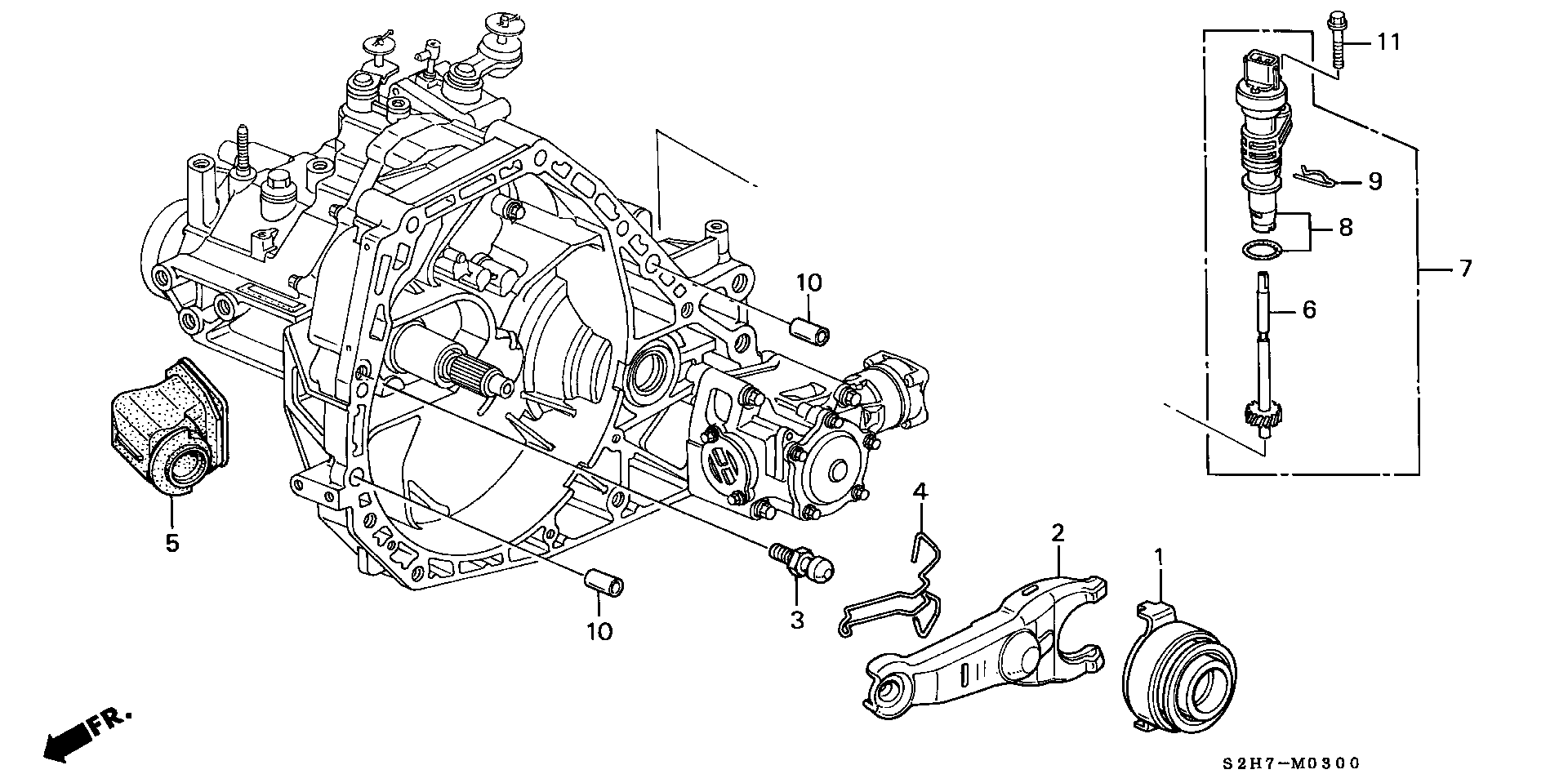 Honda 22810-PLW-003 - Debriyajın buraxılması üçün rulman furqanavto.az