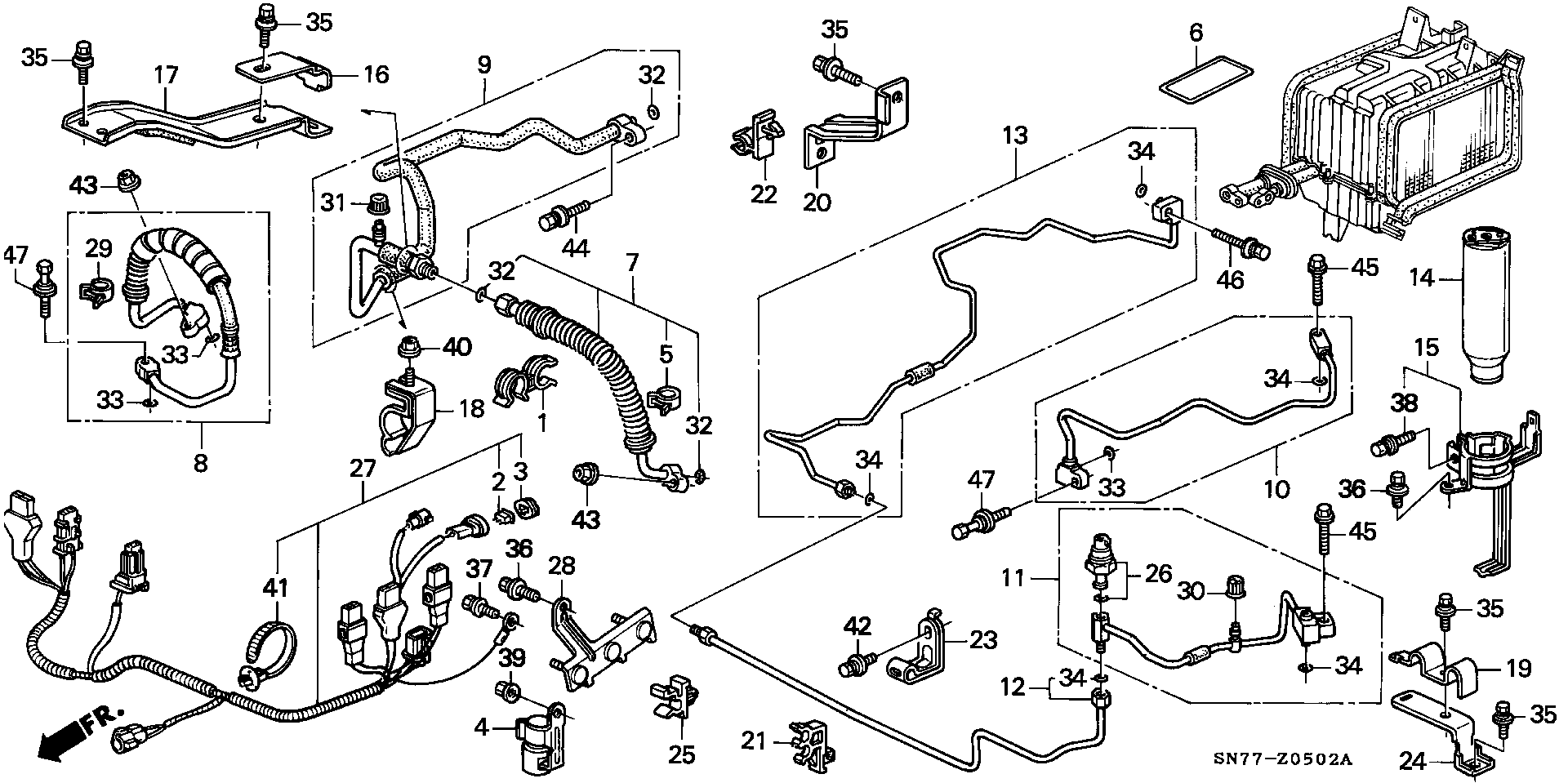 Astra 80351-SN7-003 - Quruducu, kondisioner furqanavto.az