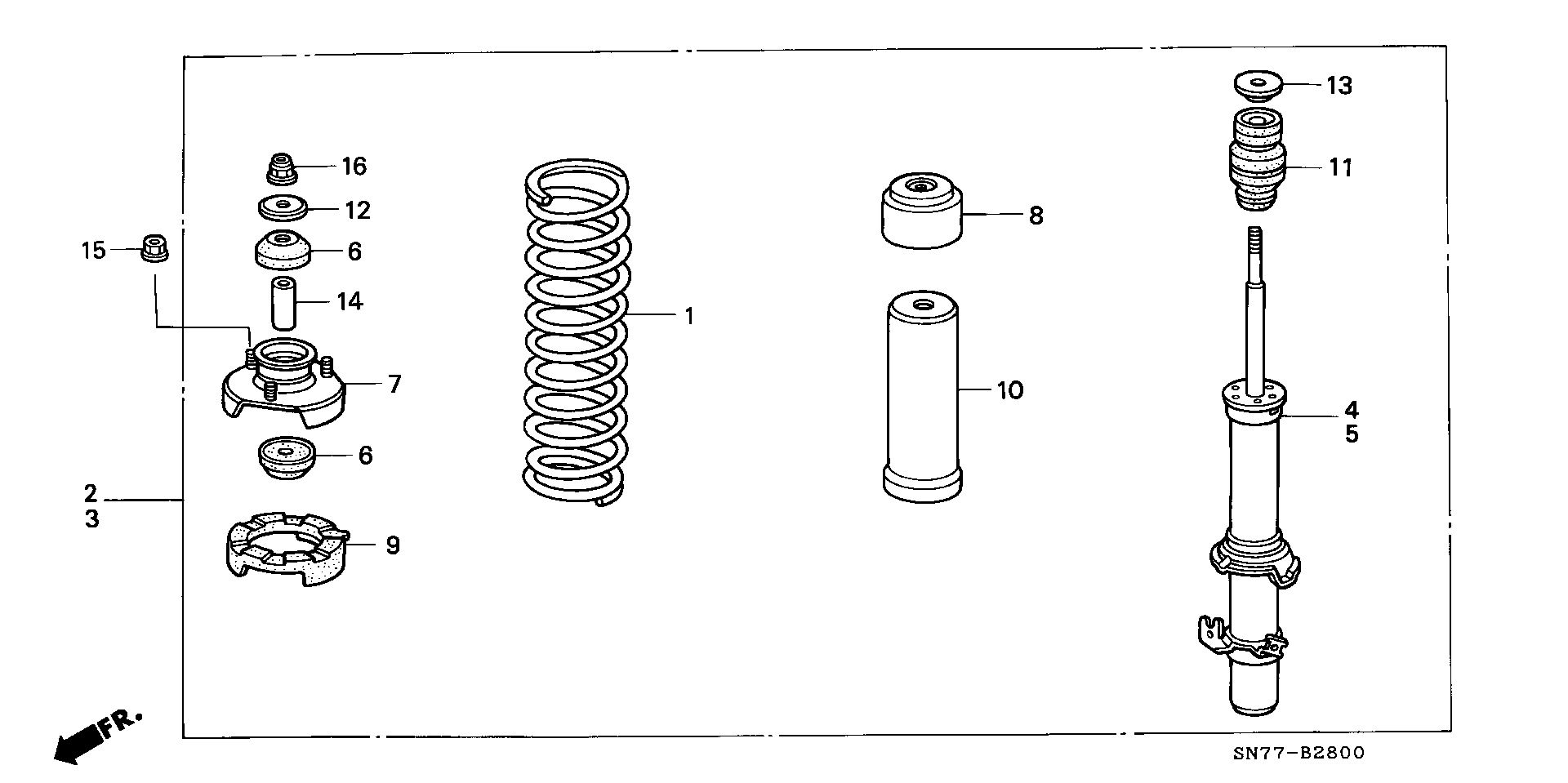 Honda 51401-SN7-E01 - Qapaq yay furqanavto.az