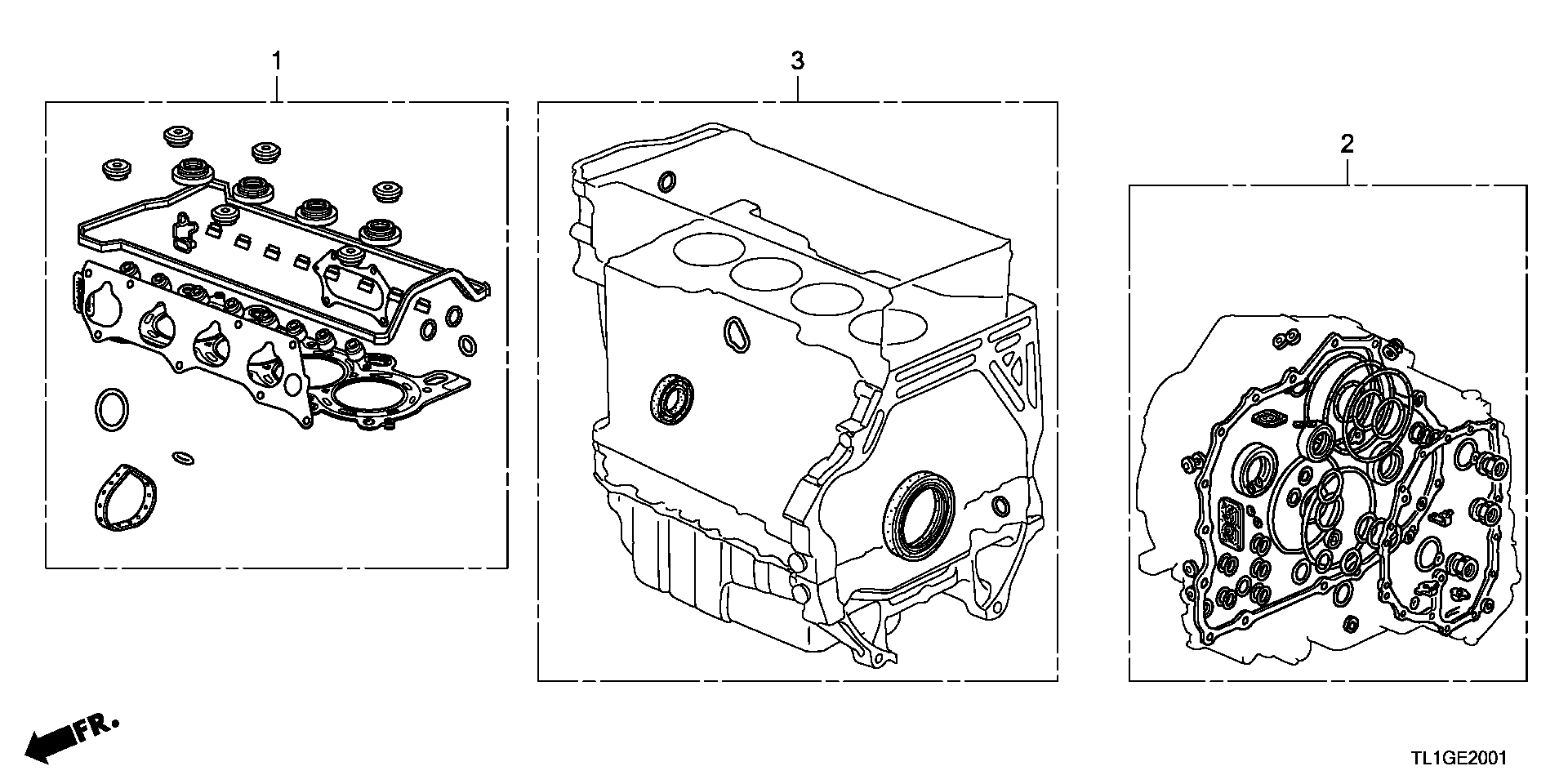 Honda 06110-R44-A00 - Conta dəsti, silindr başlığı furqanavto.az