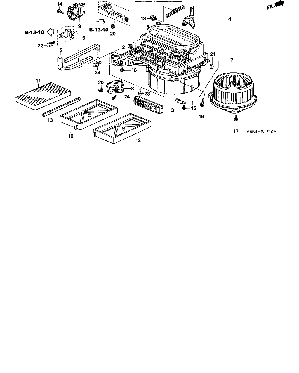 Honda 79308-S5A-003 - Filtr, daxili hava furqanavto.az