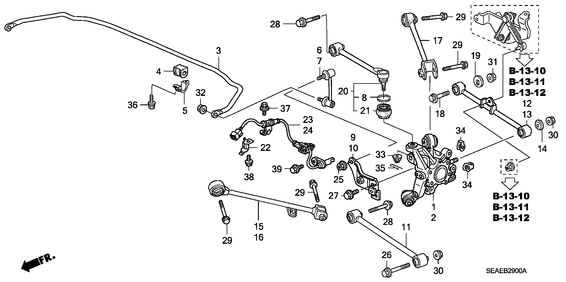 ACURA 57475-SEA-013 - Sensor, təkər sürəti furqanavto.az