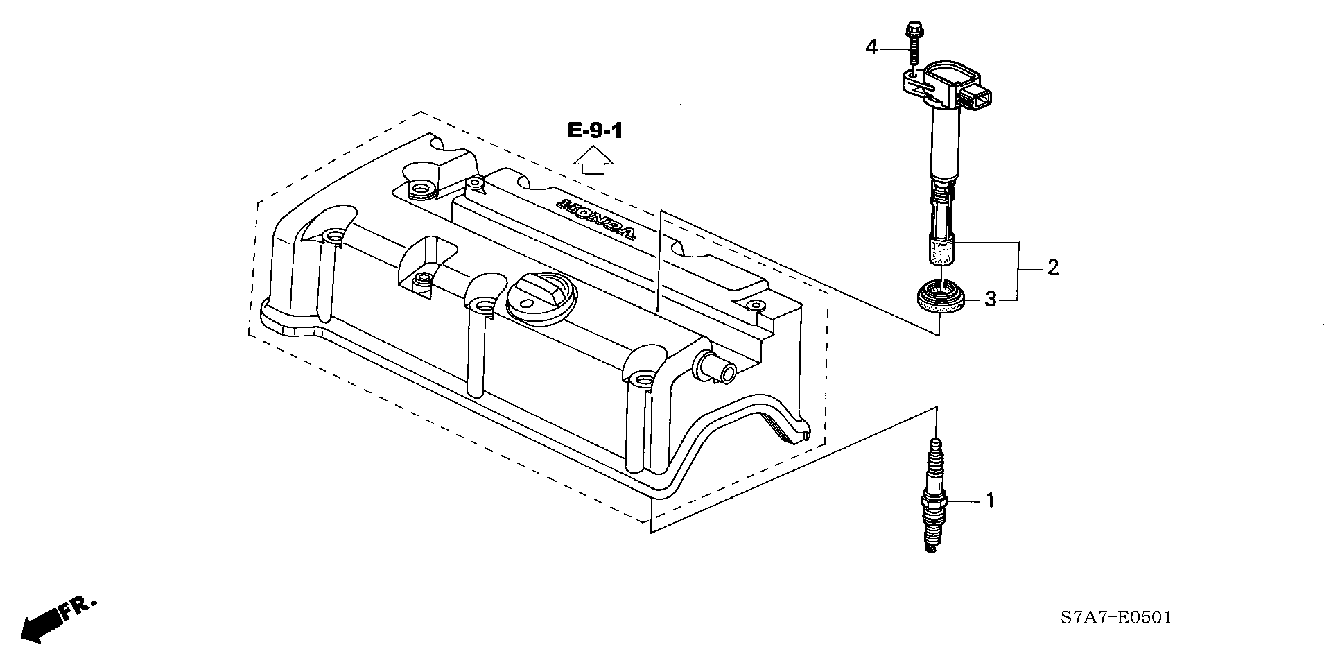 HONDA (GAC) 30520-PNA-007 - Alovlanma bobini furqanavto.az