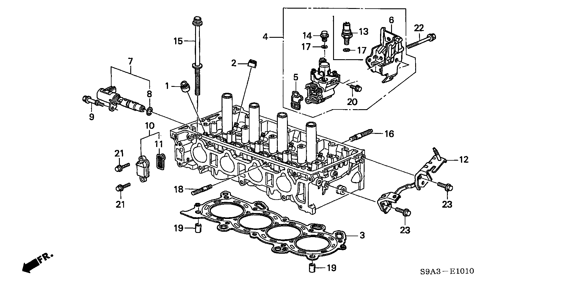 Honda 12210-PZ1-004 - Mühür halqası, klapan sapı furqanavto.az