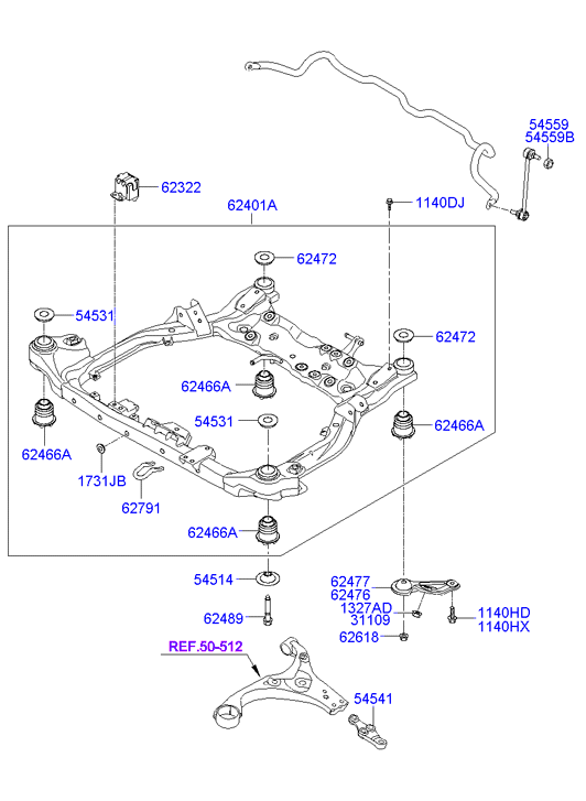 Hyundai 54541-2H000 - Billi birləşmə furqanavto.az