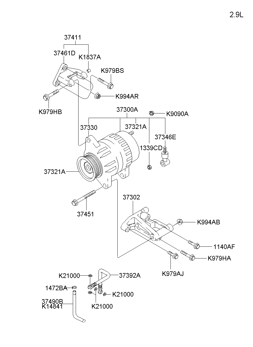 Hyundai 3730042860 - DİNAMO 2 ŞKİF furqanavto.az