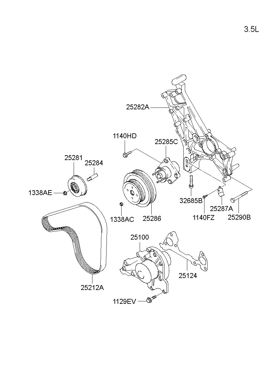 KIA 25100-42541 - Su nasosu furqanavto.az