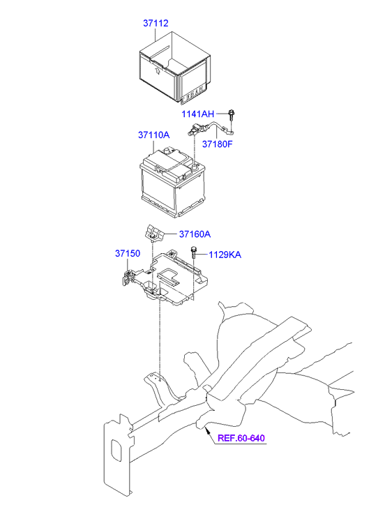 Hyundai 371102V480 - Başlanğıc batareyası furqanavto.az